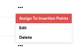 How to bulk assign audio blocks to insertion points on RedCircle