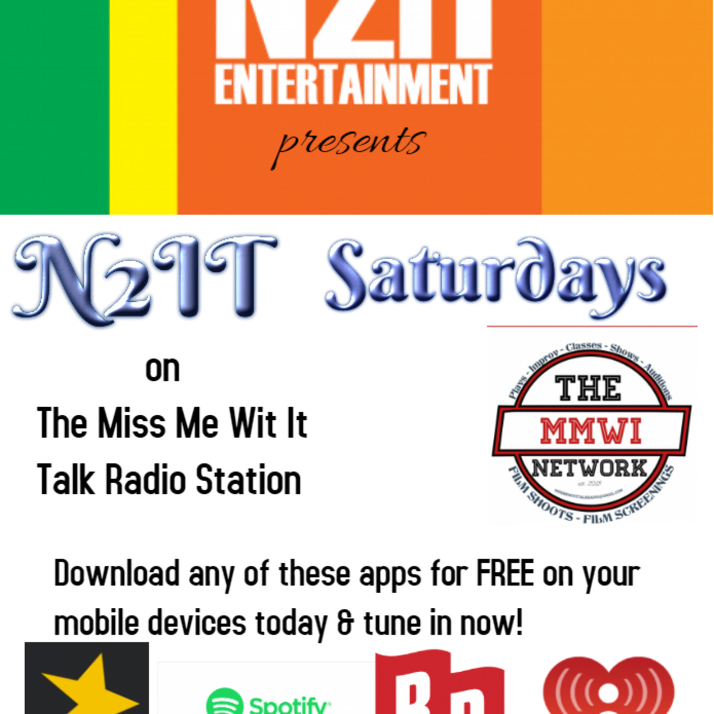 N2It Entertainment presents N2It Saturdays 10-05-19 episode artwork