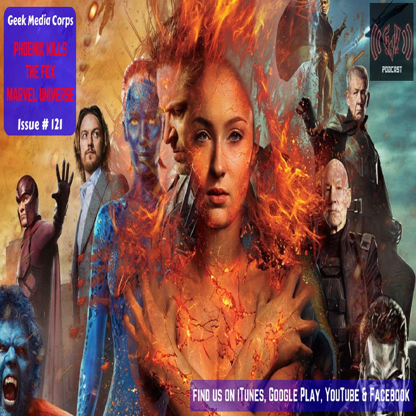 GVN Presents: Geek Media Corps Issue #121 – Phoenix Kills The Fox Marvel Universe episode artwork