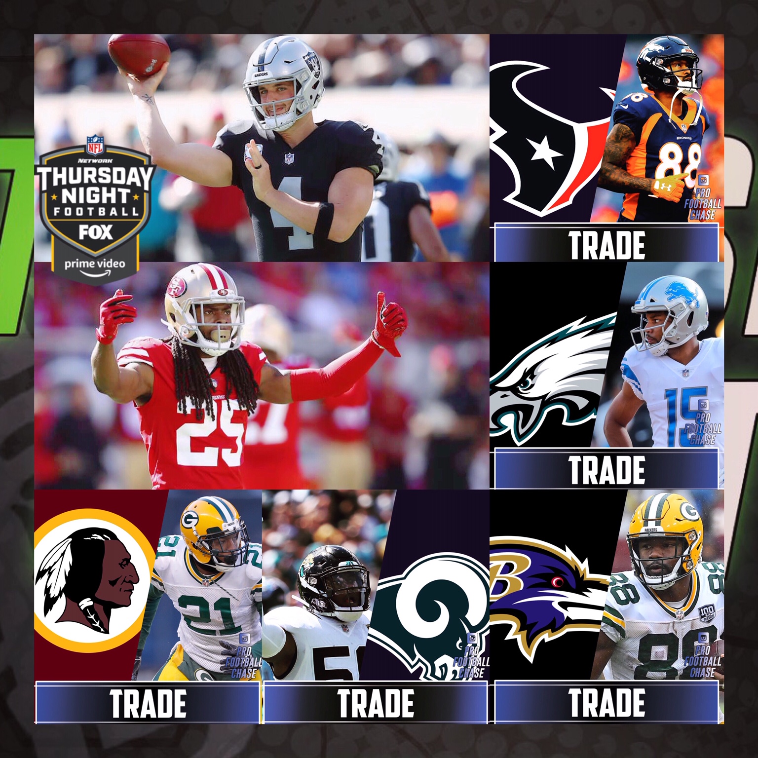 Week 9: TNF Preview (OAK @ SF) and Trade Recaps episode artwork