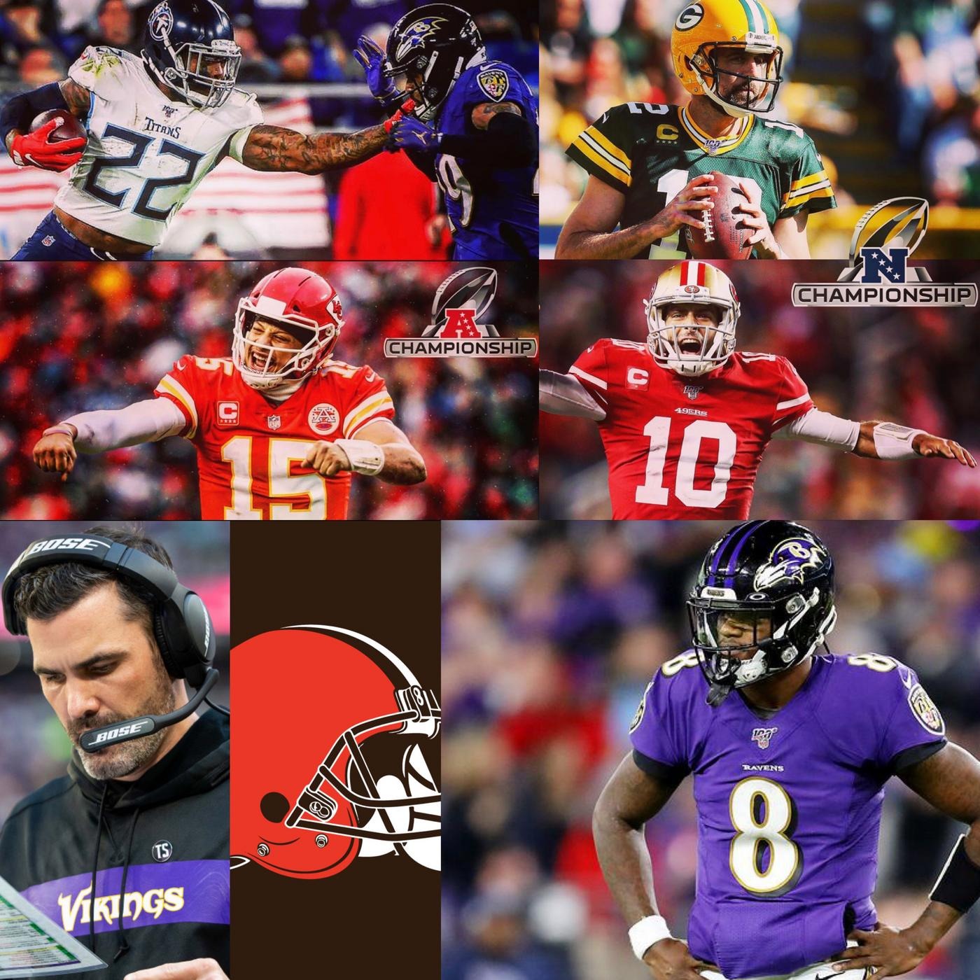Previewing Championship Sunday and discussing the Browns' decision to hire Kevin Stefanski episode artwork