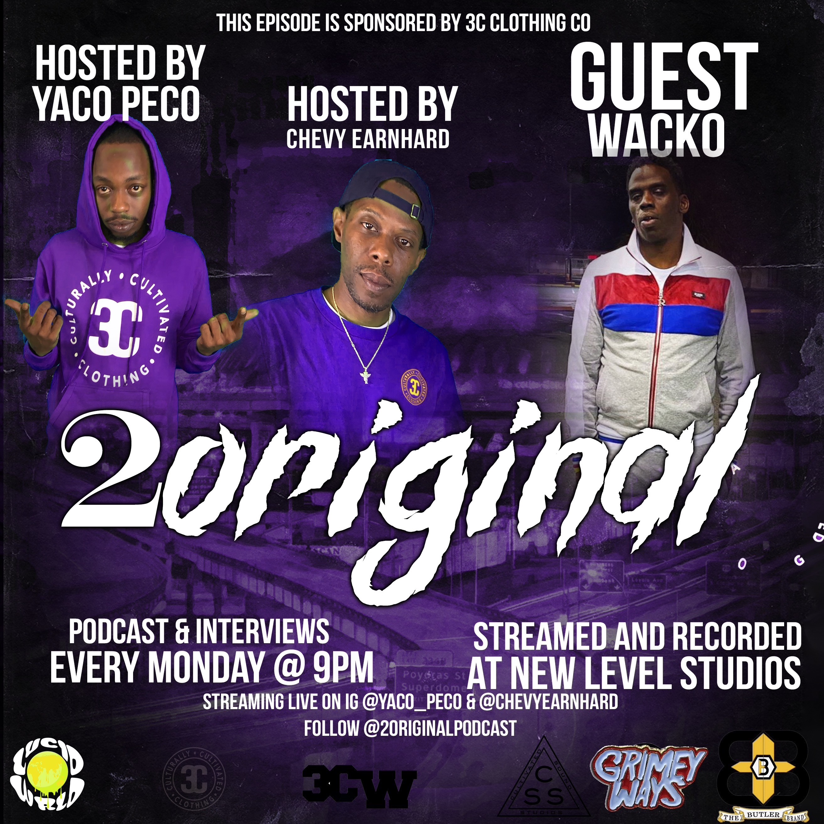2 Original Podcast Hosted by Chevy Earnhard & Yaco - Peco
