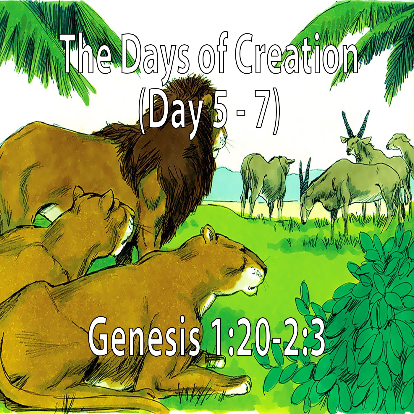 The Days of Creation 5-7 | Genesis 1:20-2:3 | Study of Genesis episode artwork