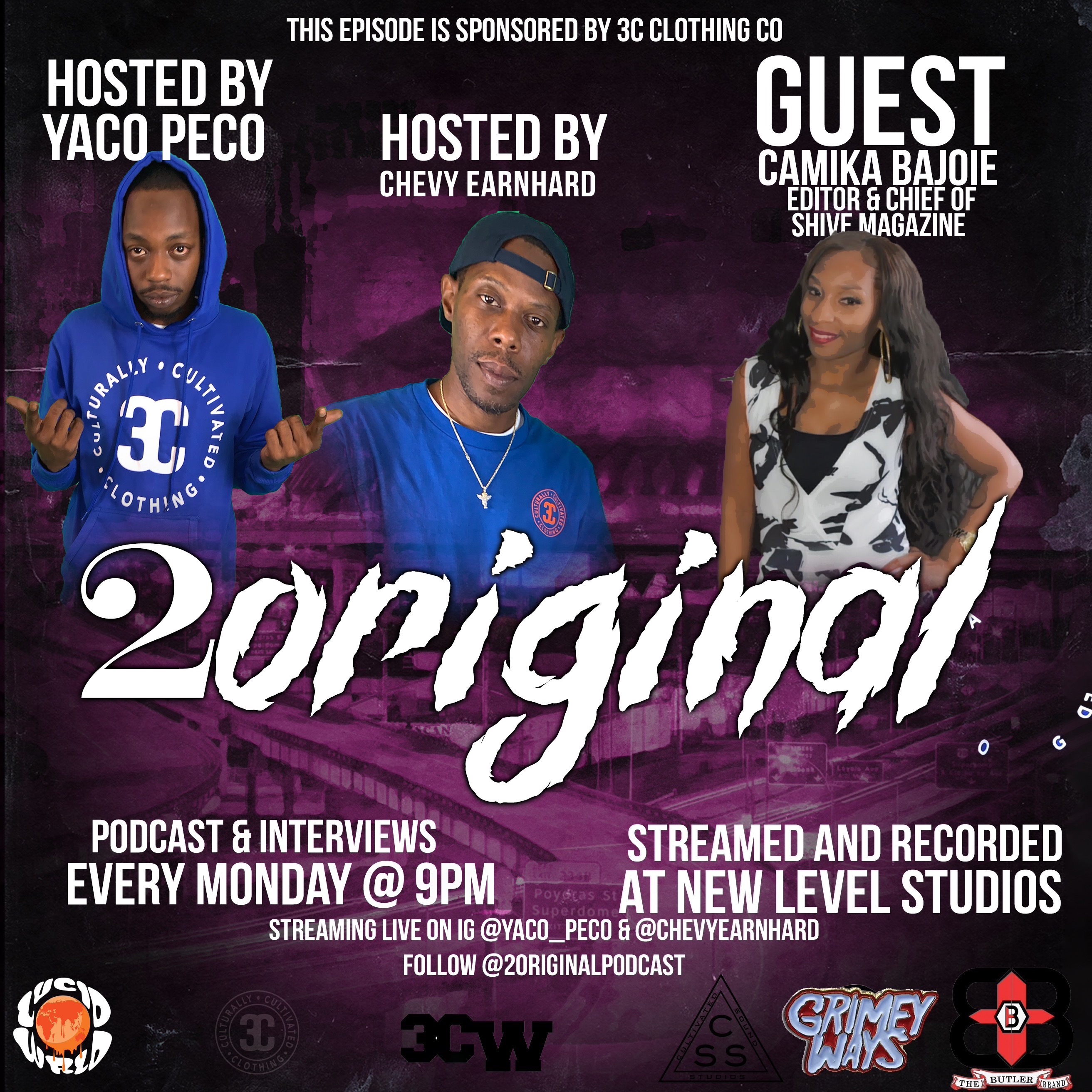 2 Original Podcast Hosted by Chevy Earnhard & Yaco - Peco