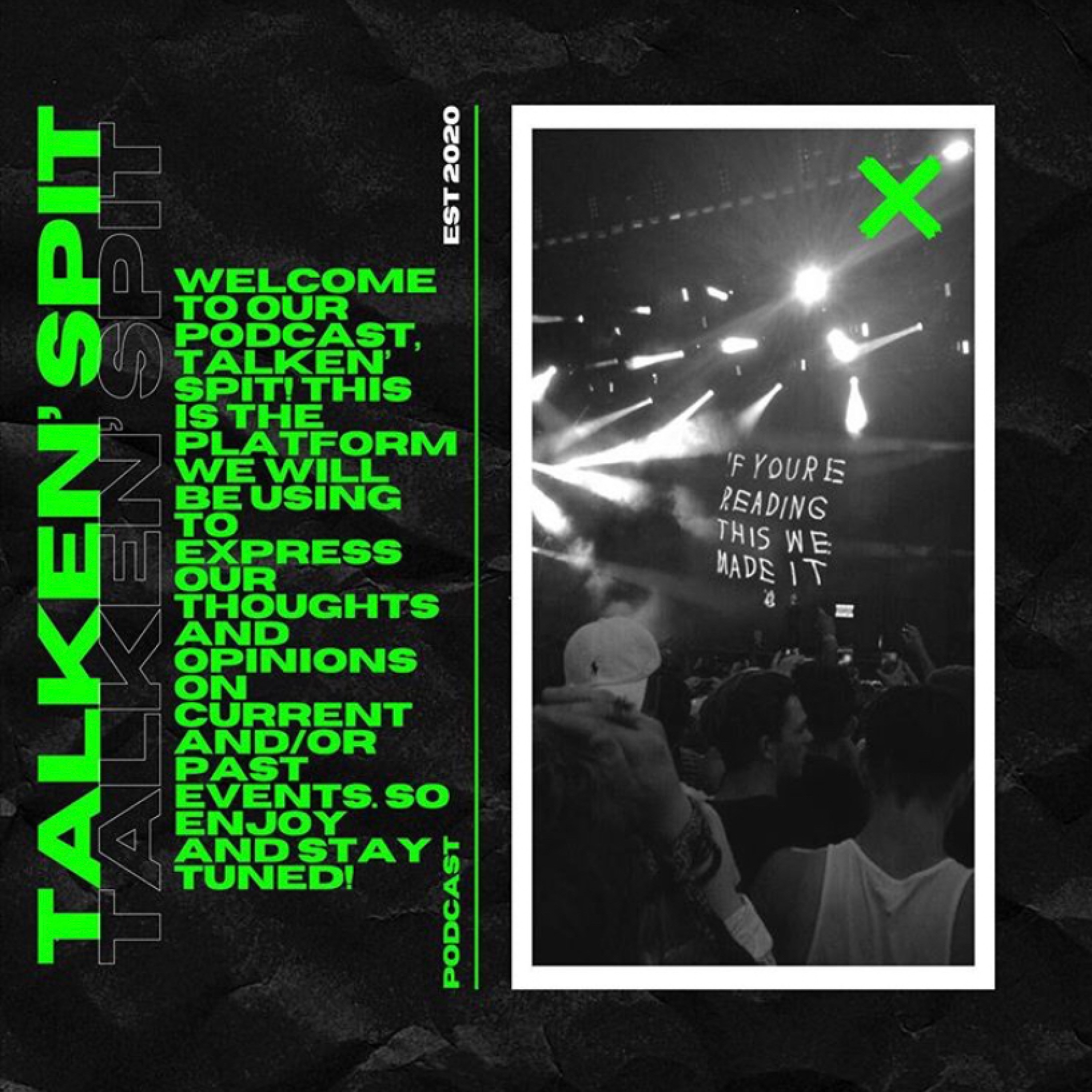 Intro to Talken' Spit episode artwork