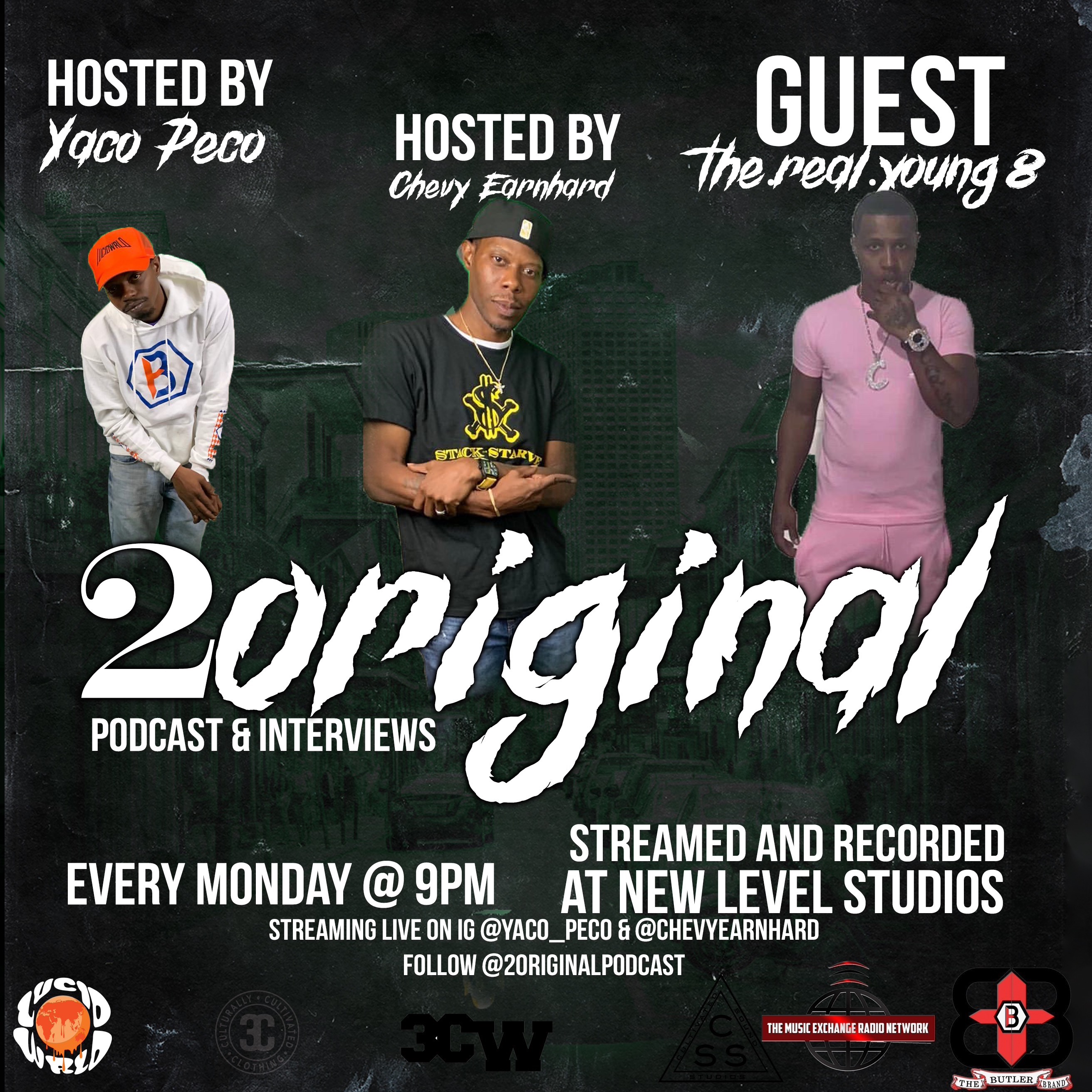 2 Original Podcast Hosted by Chevy Earnhard & Yaco - Peco