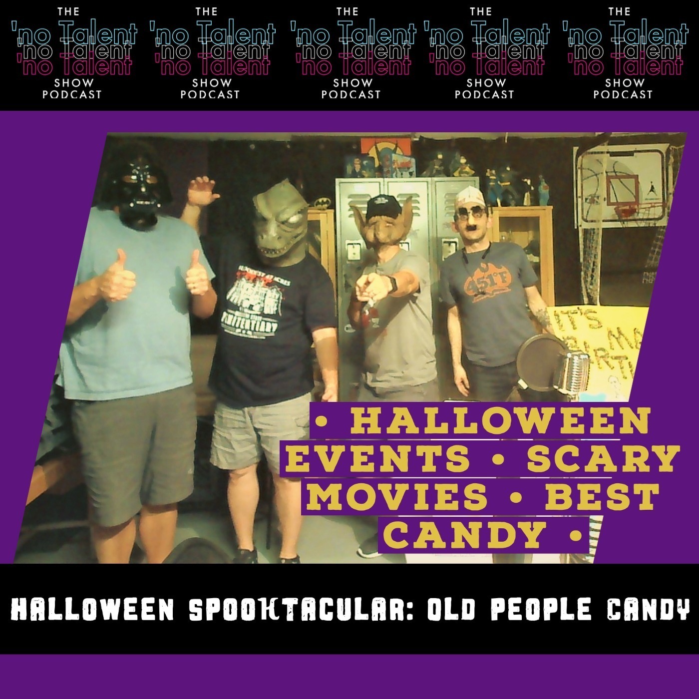 The 'no Talent Show Ep 37: "Halloween Spooktacular - Old People Candy." episode artwork