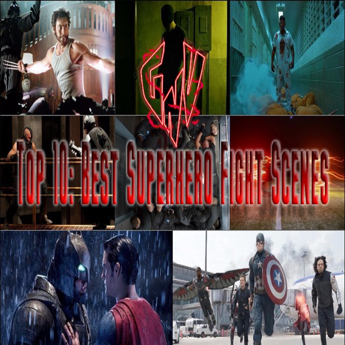 Top 10 Fight Scenes in Superhero Movies episode artwork