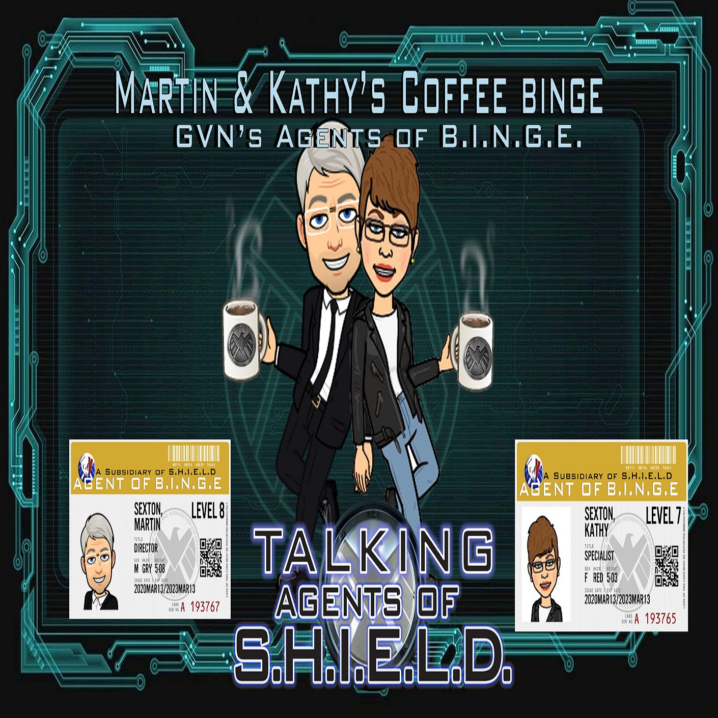 Martin & Kathy’s Coffee Binge - Marvel’s Agents of Shield episode artwork