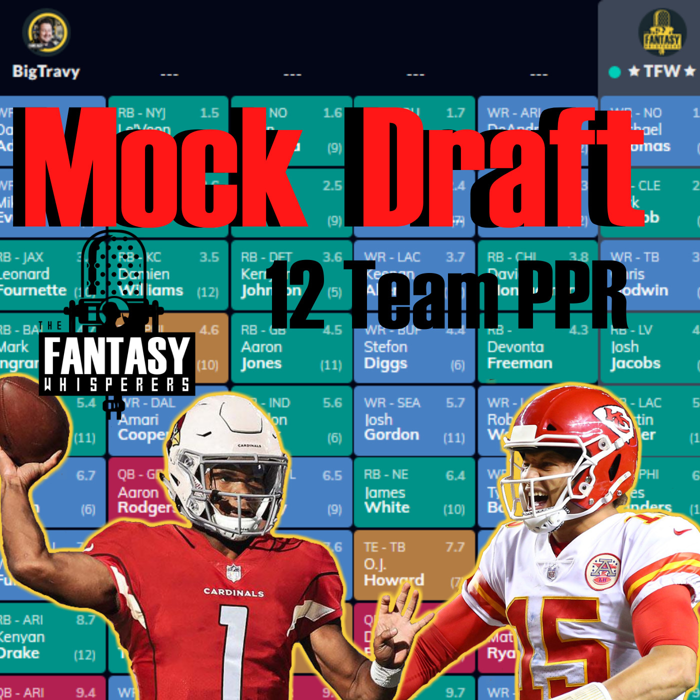 2020 NFL Fantasy Football Mock Draft 12 team PPR on Sleeper Episode 095 episode artwork