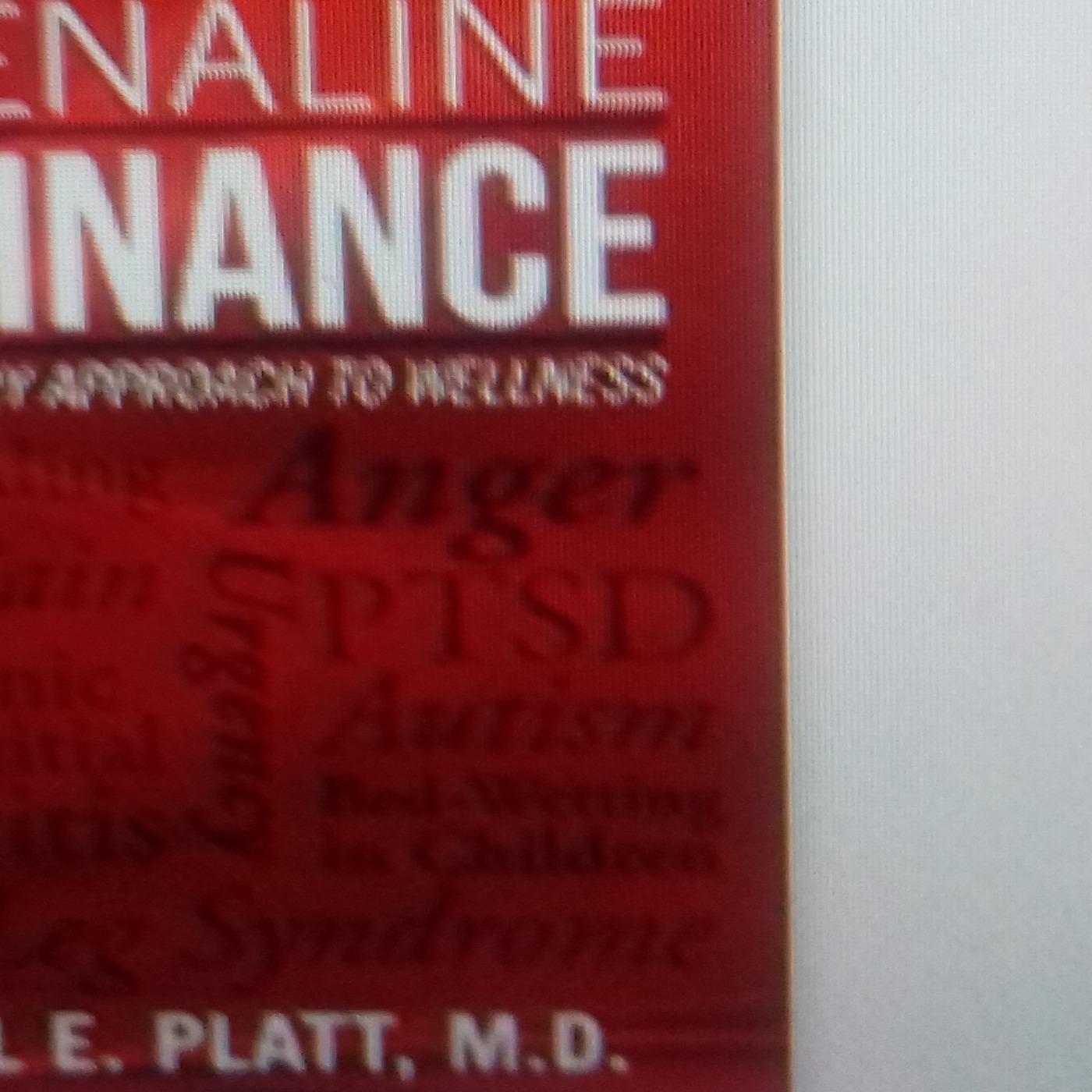DR .MICHAEL PLATT.ADRENALINE DOMINANCE :A REVOLUTIONARY APPROACH TO WELLNESS. WWW.PLATTWELLNESS. COM