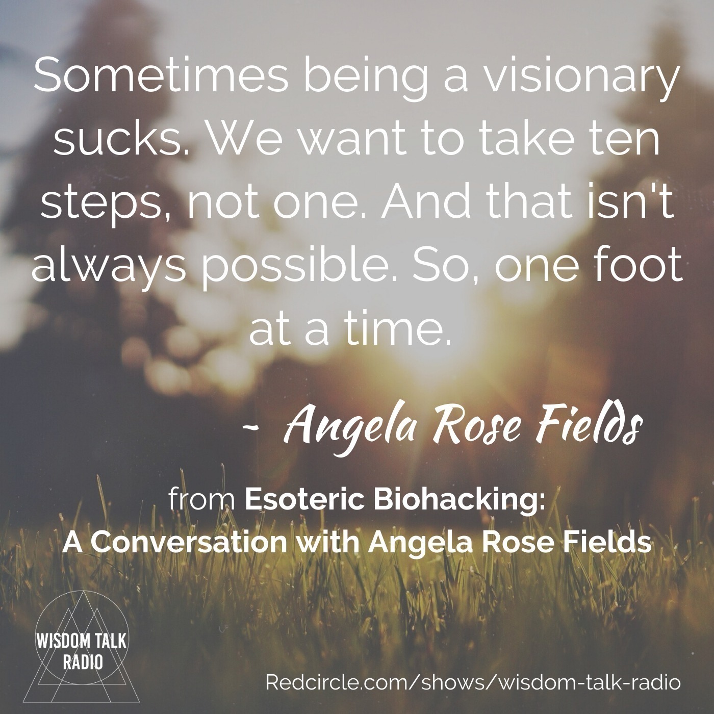 Esoteric Biohacking: a conversation with Angela Rose Fields