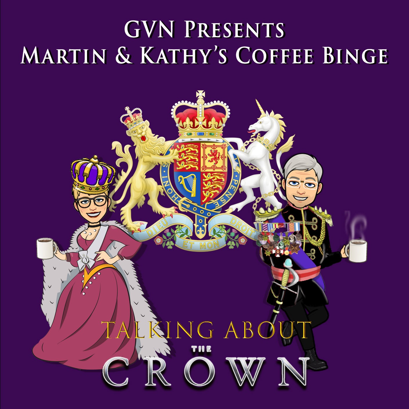 Martin & Kathy’s Coffee Binge - The Crown episode artwork