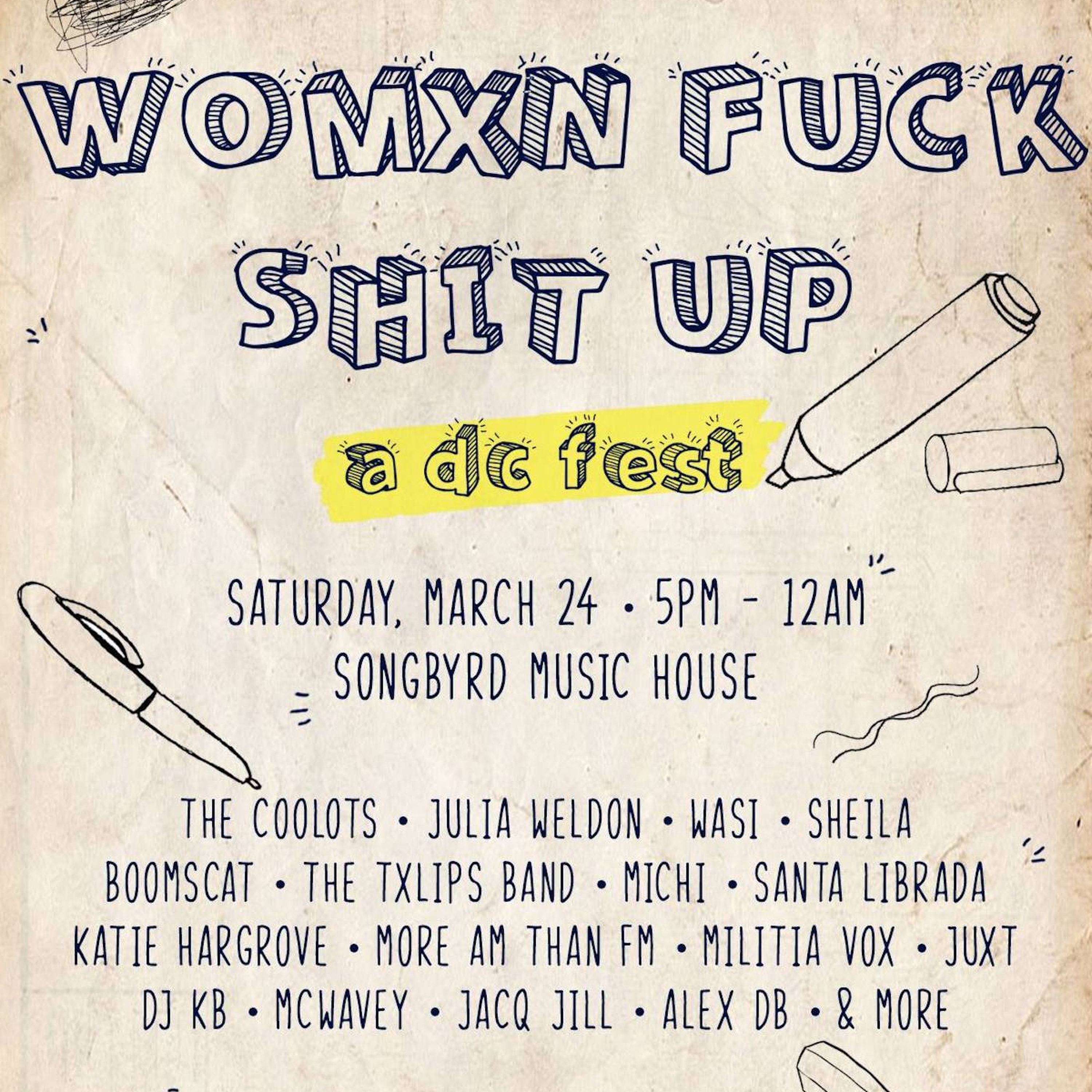 [#225] Womxn F*ck Sh*t Up Fest - Washington, DC