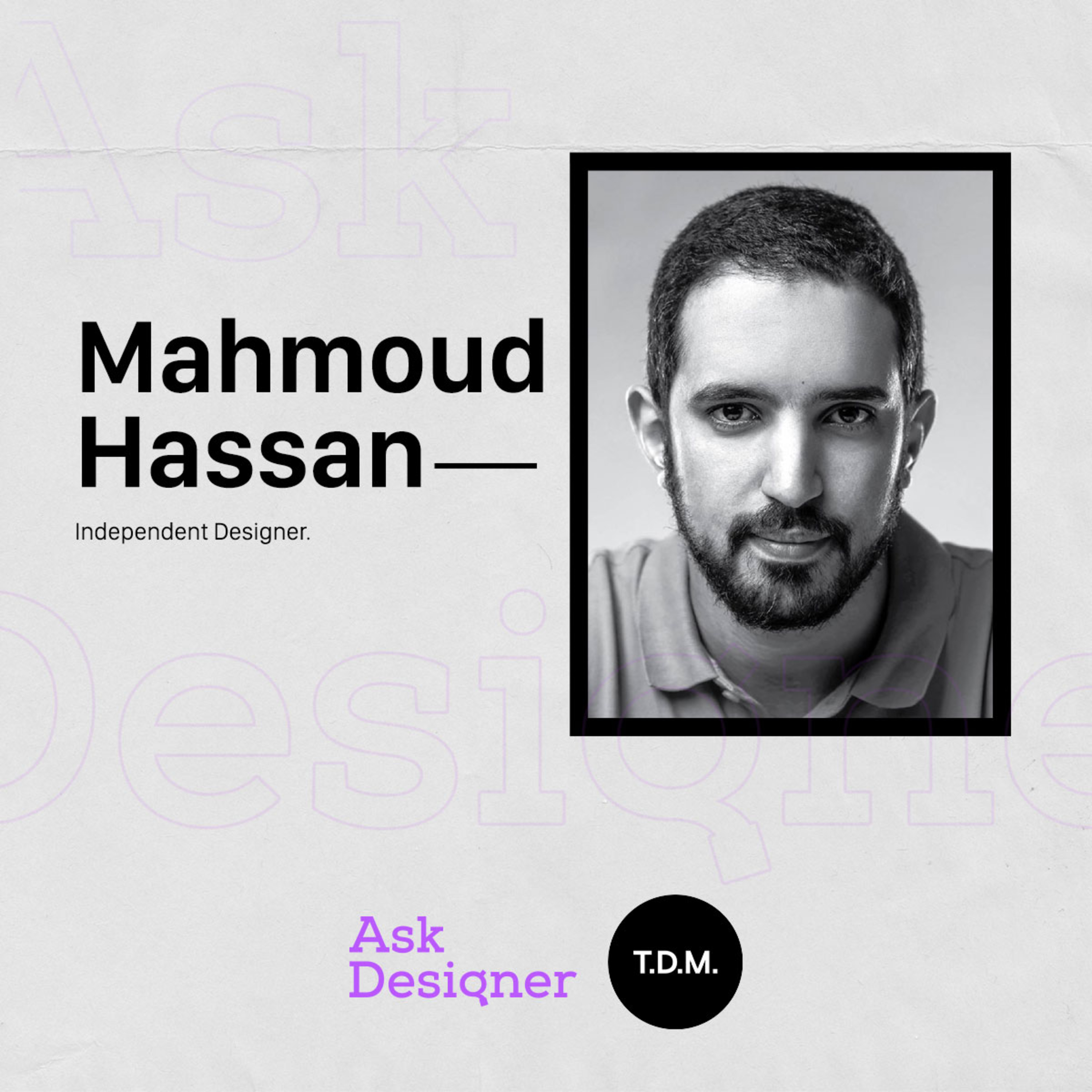 T.D.M. 01 Branding - Mahmoud Hassan