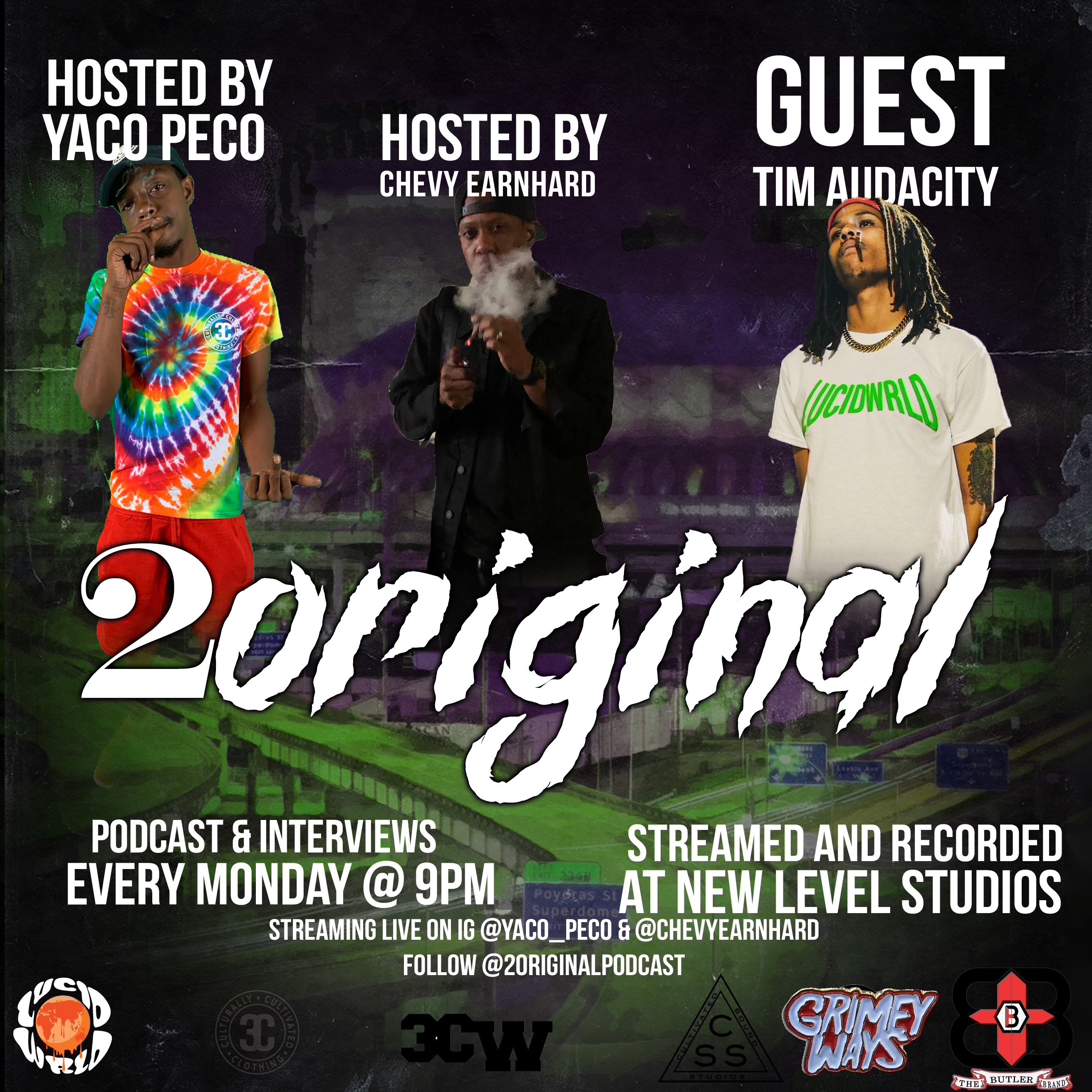 2 Original Podcast Hosted by Chevy Earnhard & Yaco - Peco