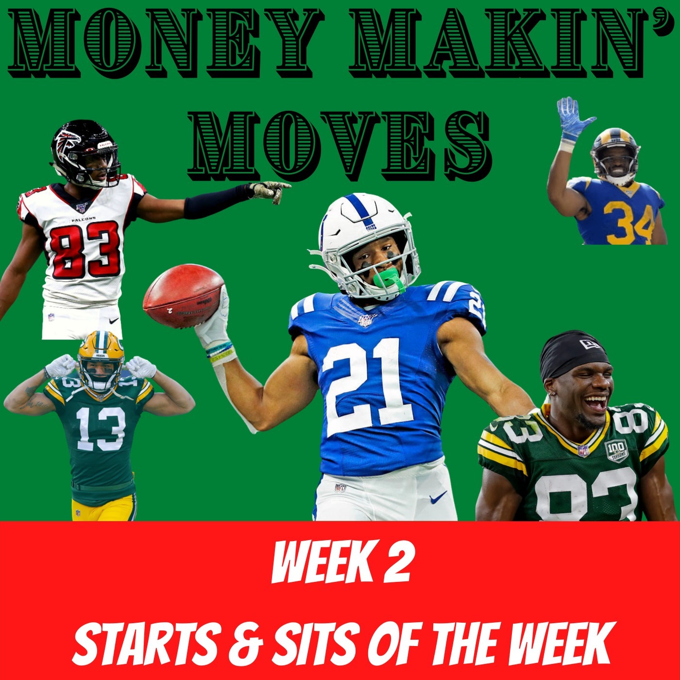 Week 2 Offensive Starts & Sits of the Week | Money Makin' Moves