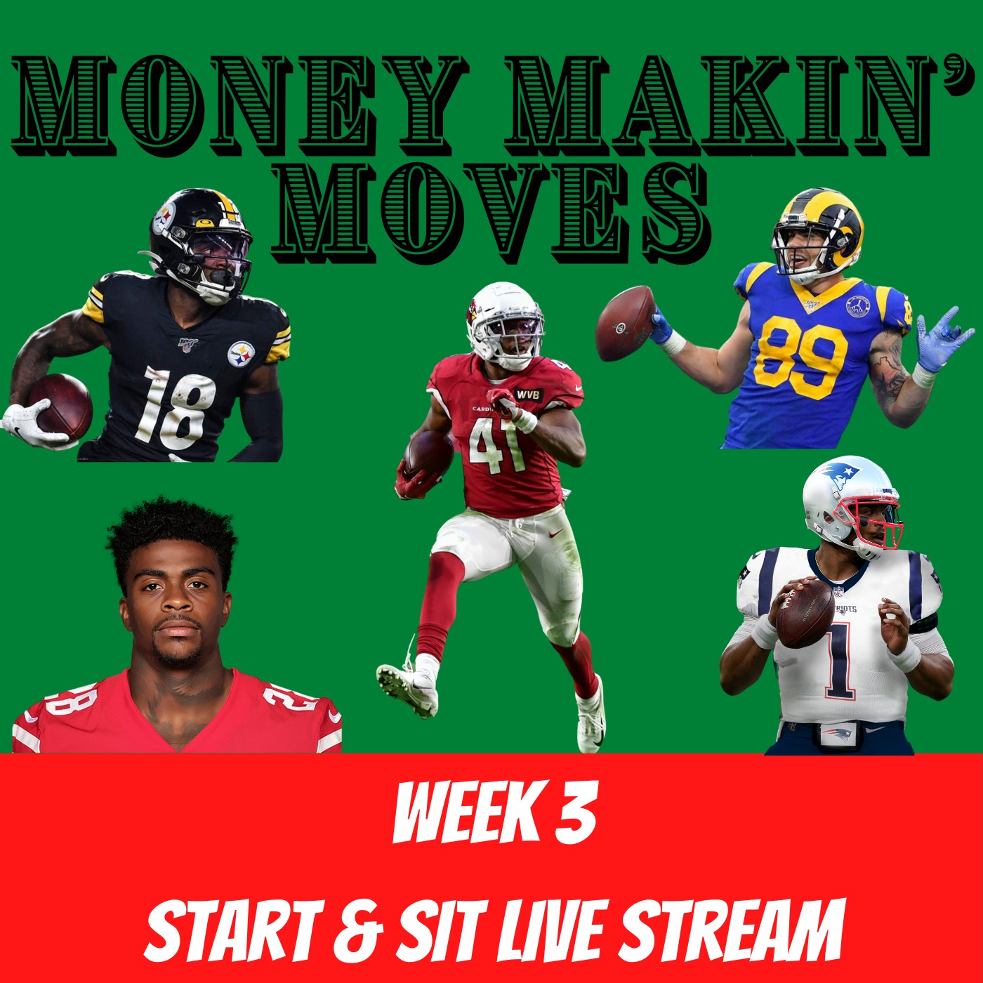 Week 3 Start and Sit Live Stream Image