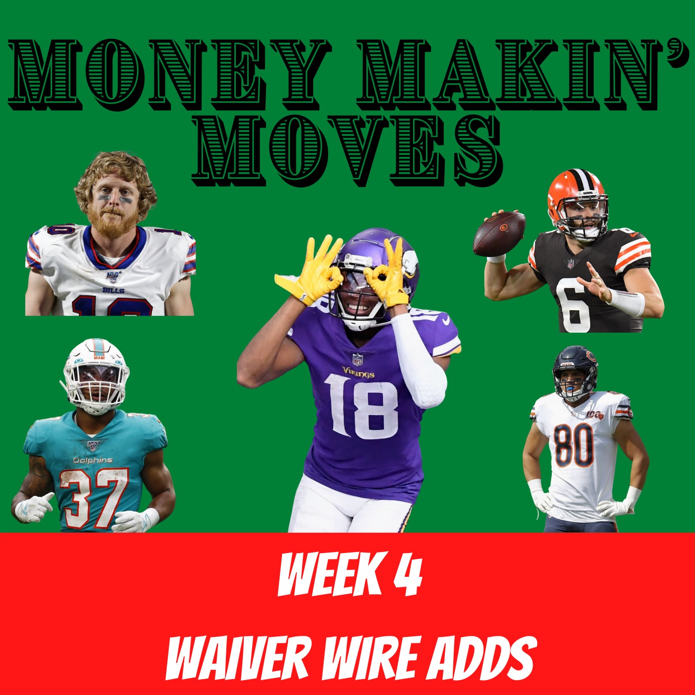 Week 4 Offensive Waiver Wire Adds | Money Makin' Moves