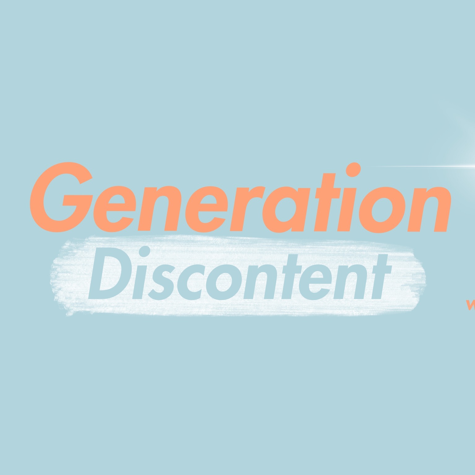 Generation Discontent podcast artwork