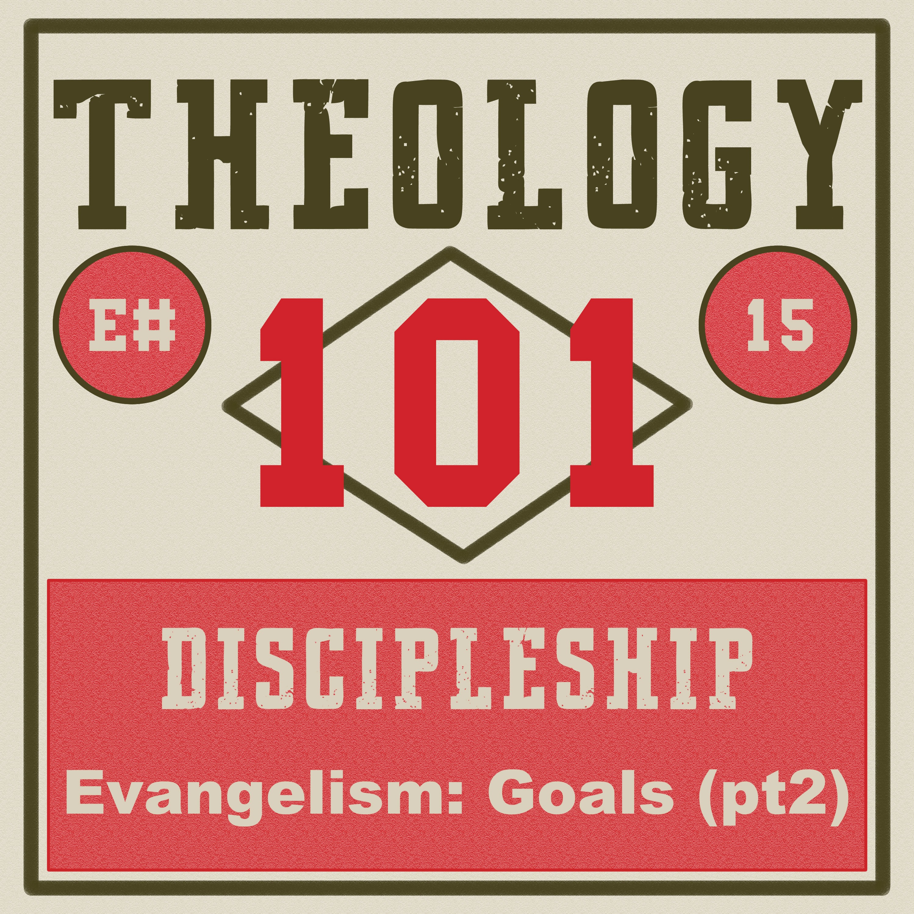 [Ep #15] Discipleship: Evangelism, the Goals (pt 2) episode artwork