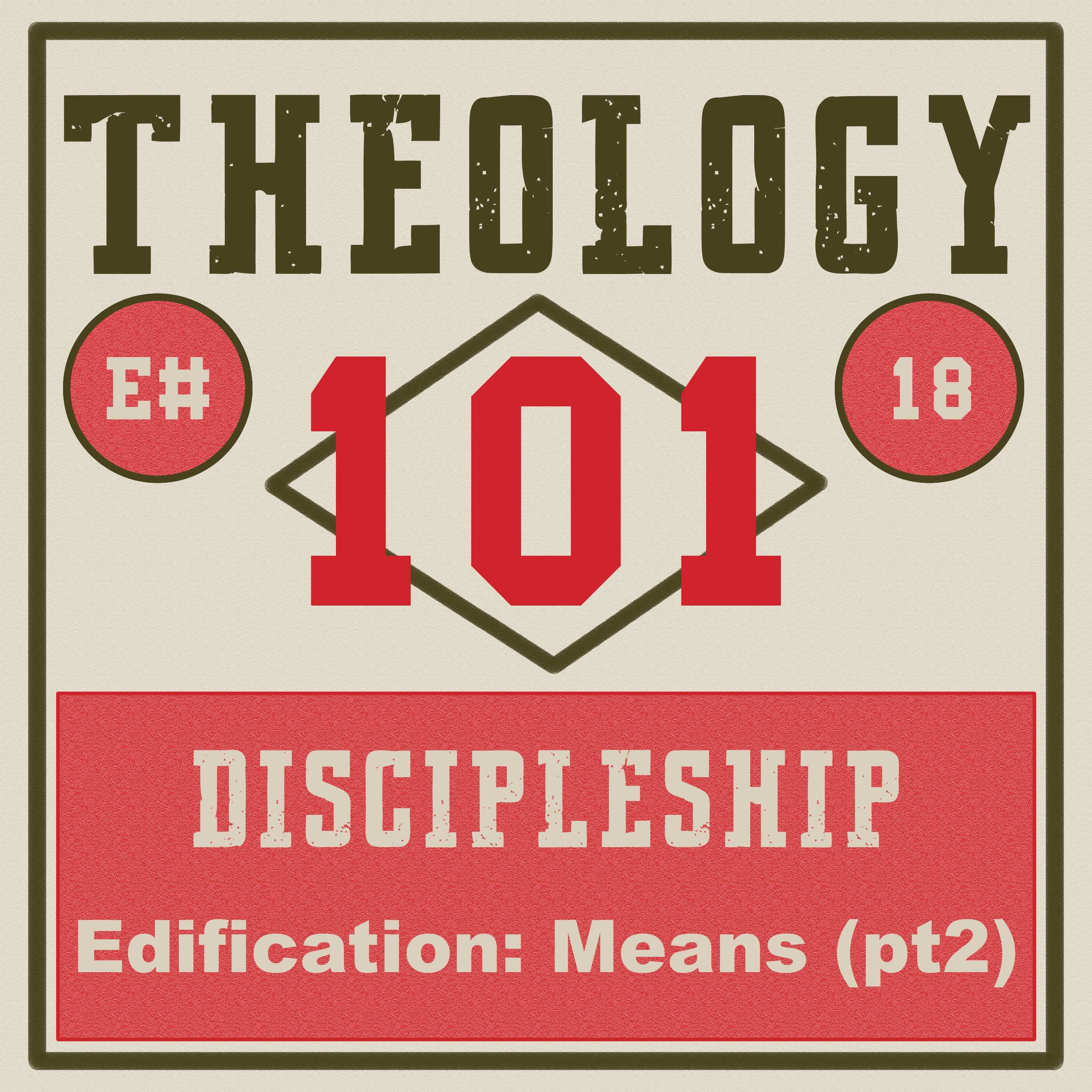 [Ep #18] Discipleship: Edification, the Means (pt 2) episode artwork