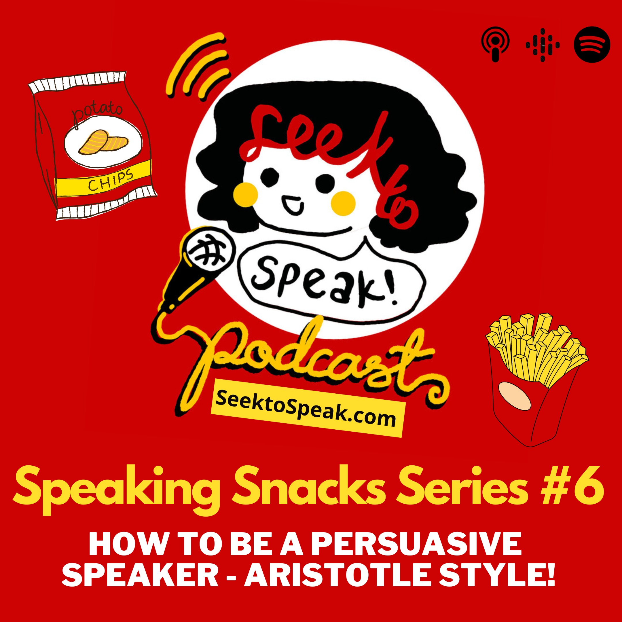 Speaking Snack # 6: How to be a persuasive speaker - Aristotle style! episode artwork