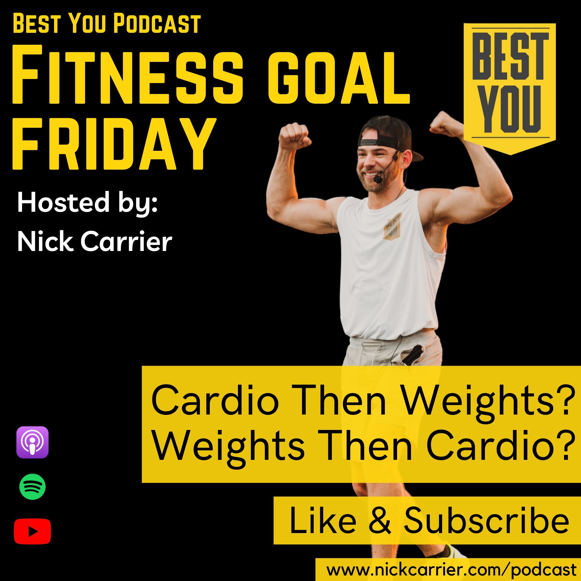 Fitness Goal Friday - Cardio Then Weights, or Weights Then Cardio?