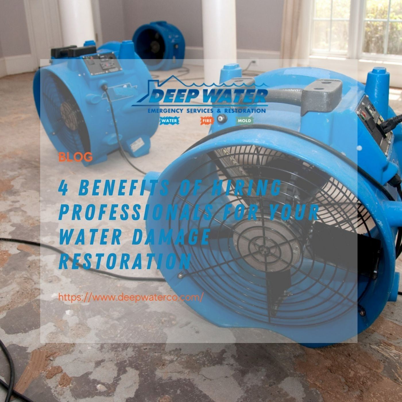 4 Benefits of Hiring Professionals for Your Water Damage Restoration 