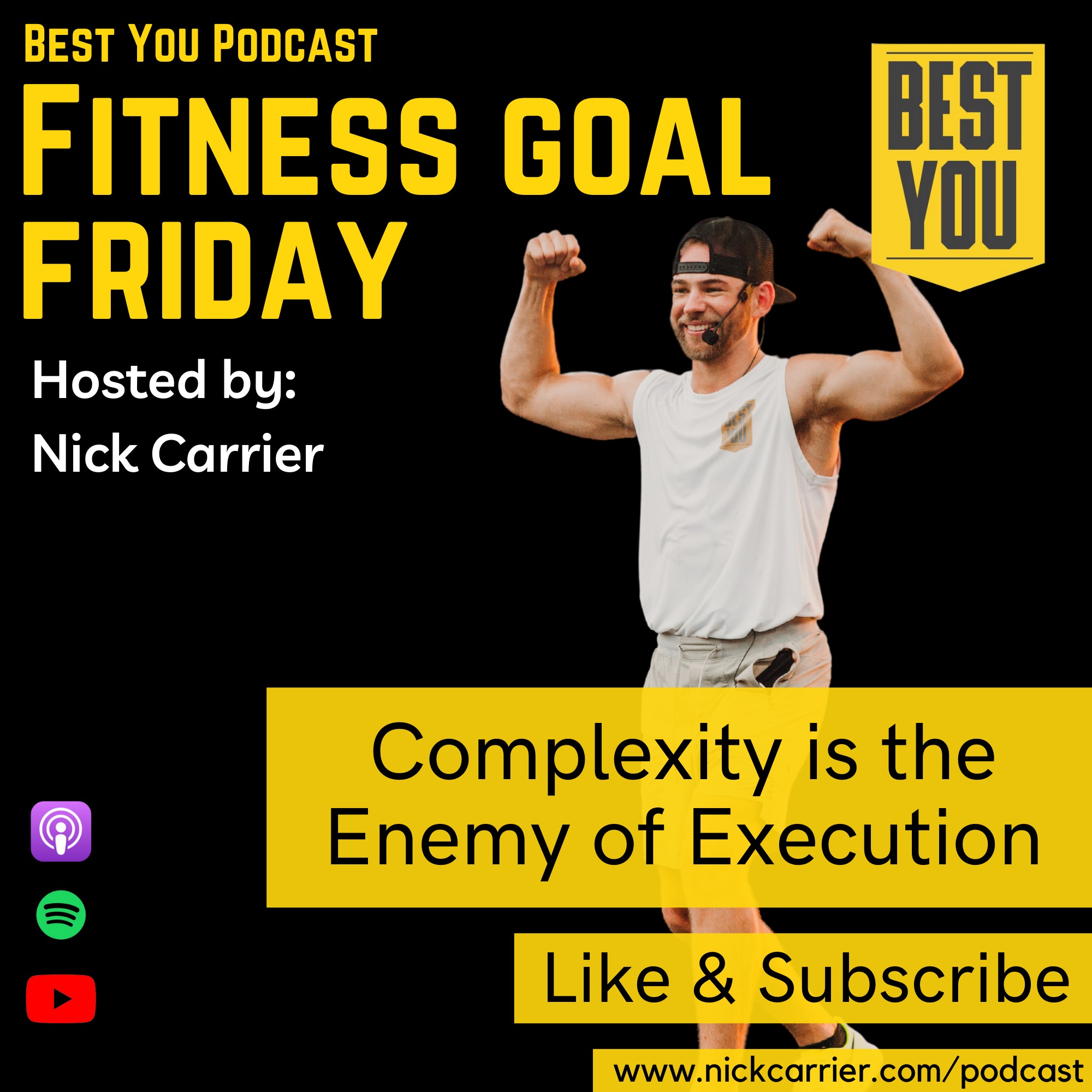 Fitness Goal Friday - Complexity is the Enemy of Execution