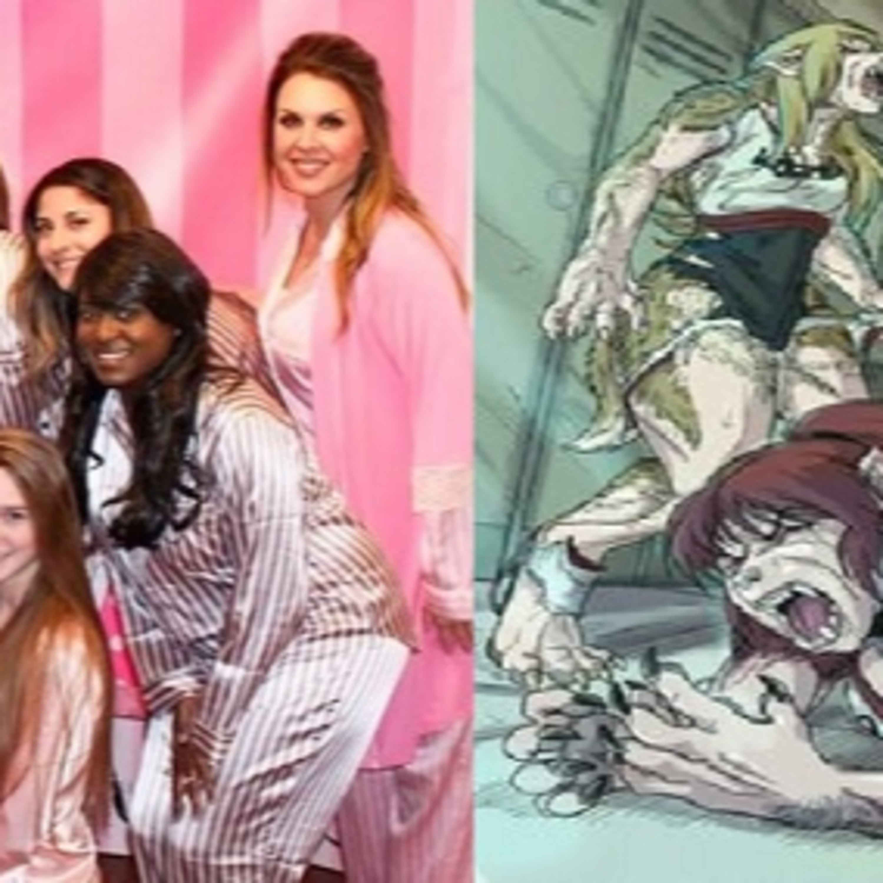 Slumber Party Girls Vs. Sexy Werewolves Bitches (Teaser Trailer) episode artwork