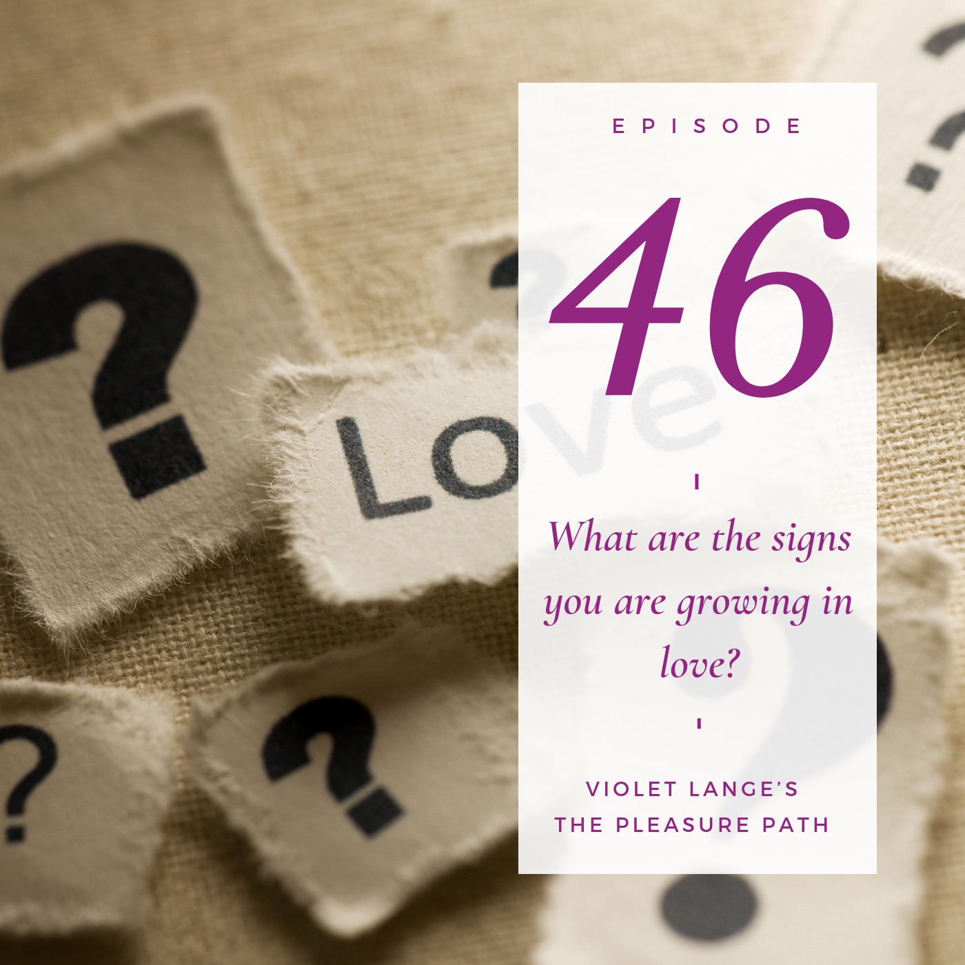 What are the signs you are growing in love? episode artwork