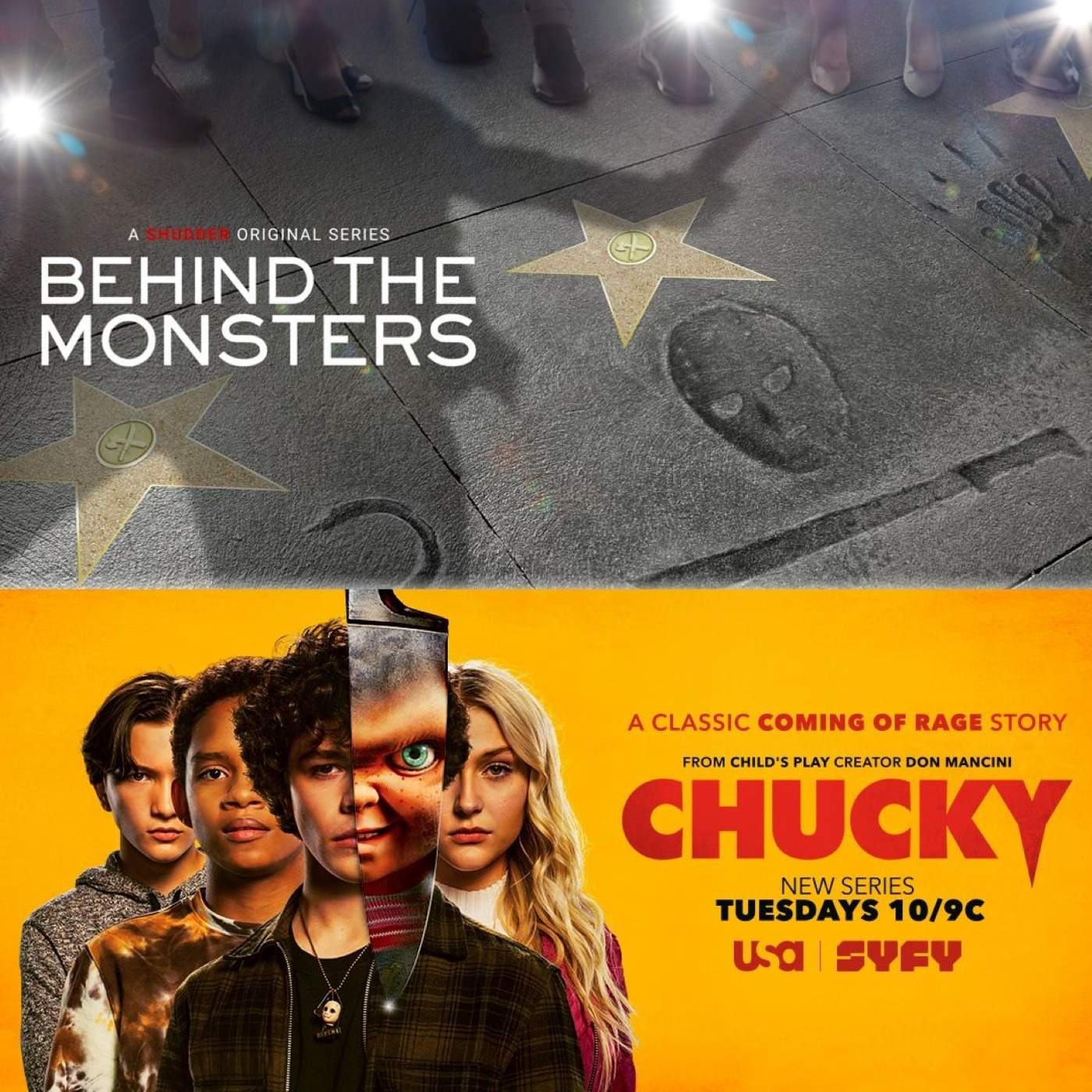 Return of the Living Geeks #1 - "Behind the Monsters" & "Chucky" episode artwork