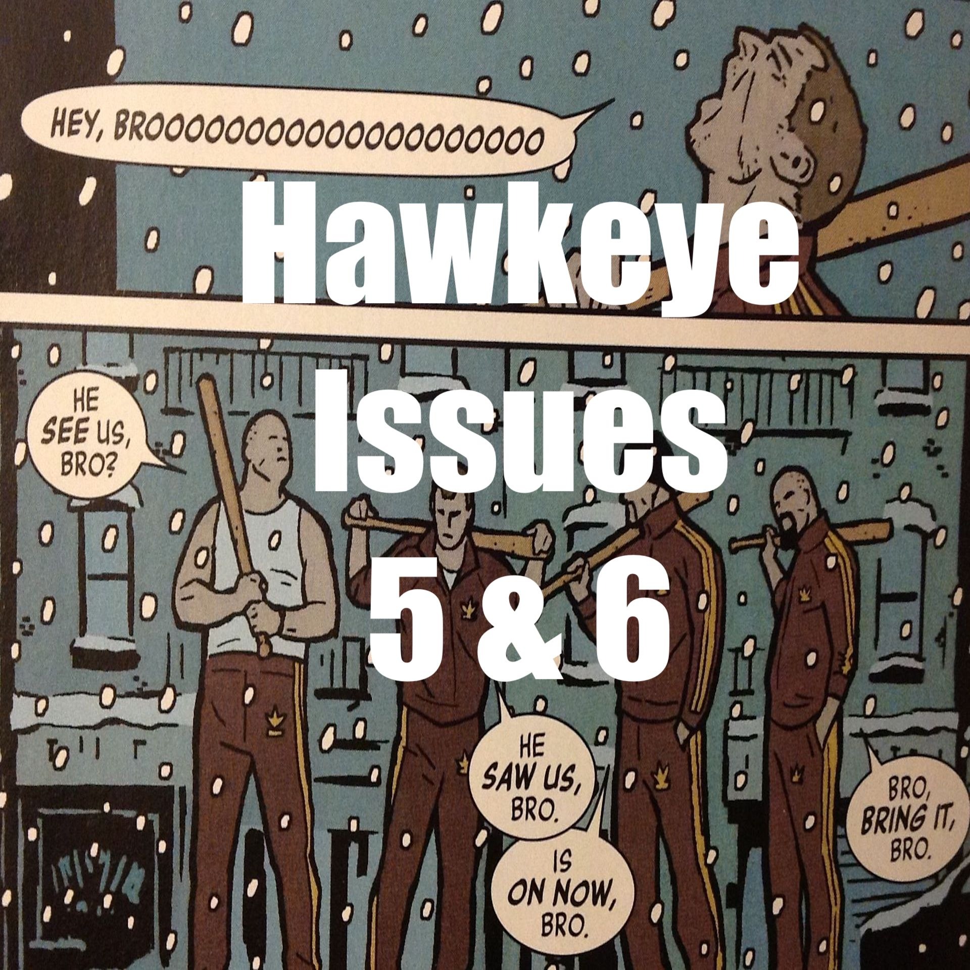 Hawkeye Issues 5 & 6 Bro!!