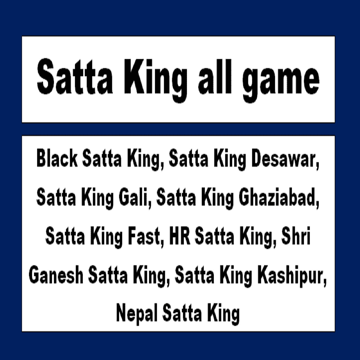 gali satta king