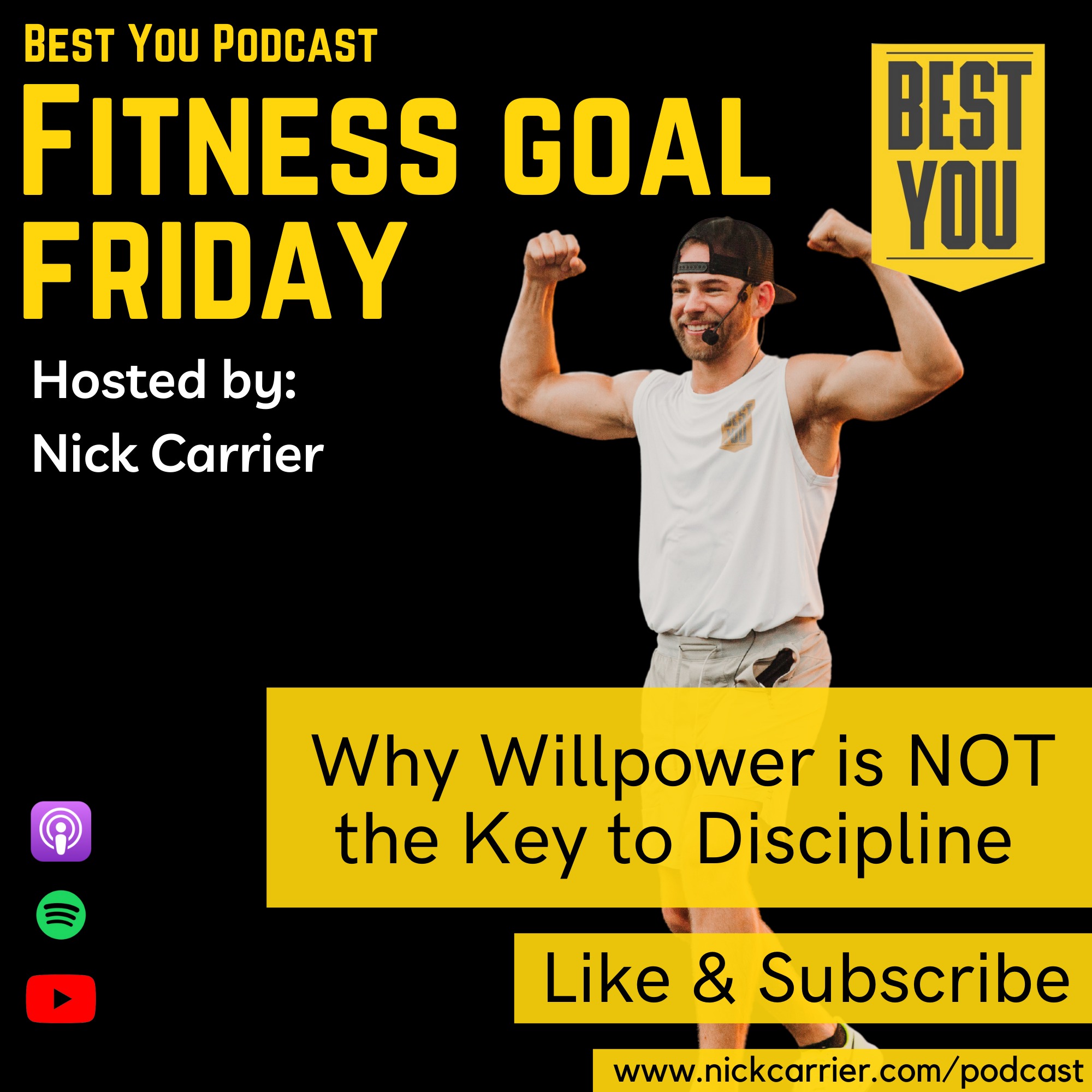 Fitness Goal Friday - Why Willpower is NOT The Key to Discipline