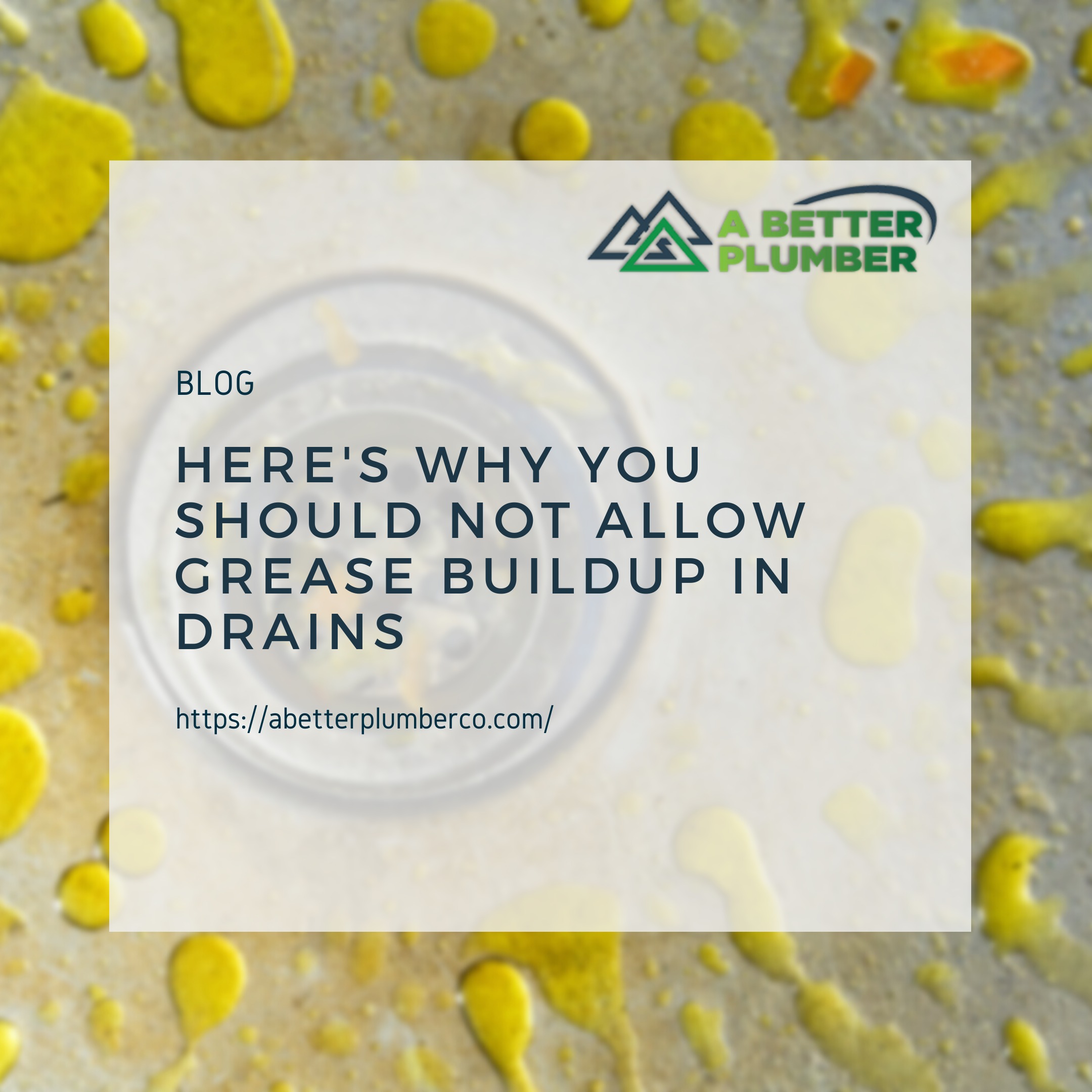 Here's Why You Should Not Allow Grease Buildup in Drains  