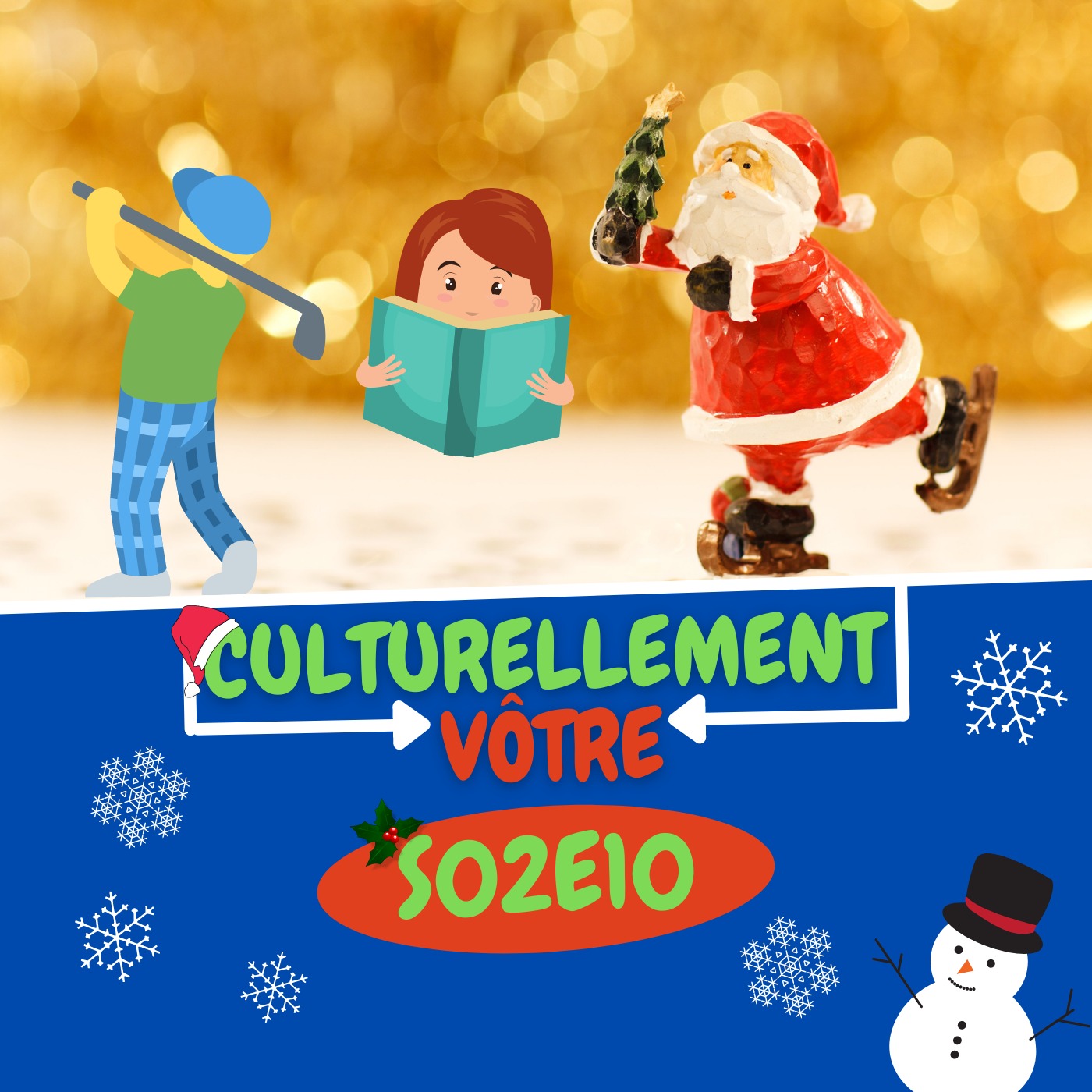 S02E10 Anecdotes littéraires, golf et films de noël