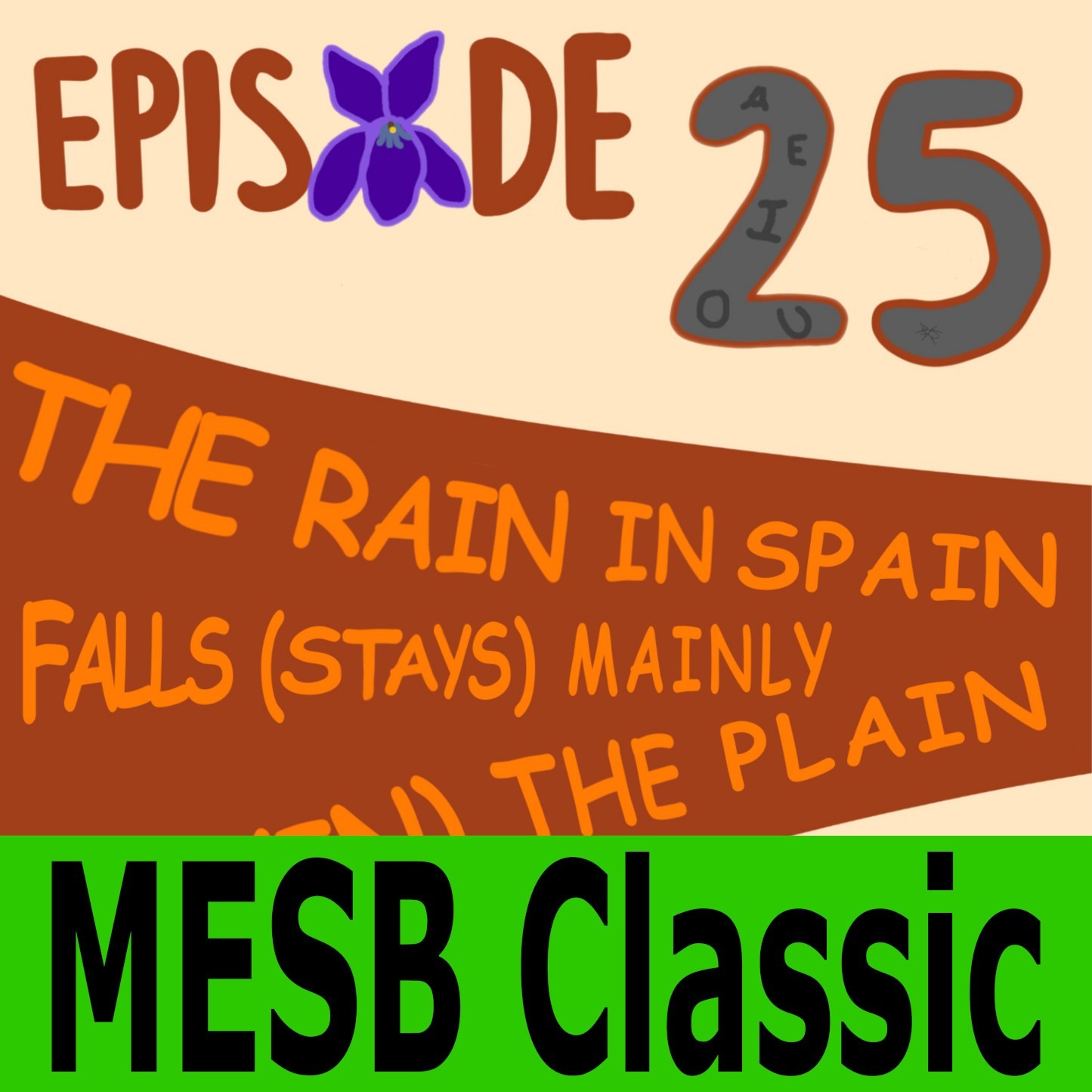 MESB Classic EP#025 The Rain in Spain Falls (Stays) Mainly in (on) the Plain episode artwork