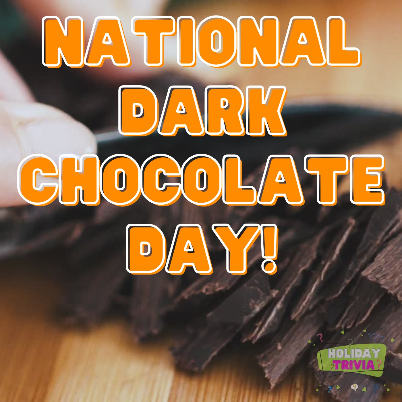 Episode #076 National Dark Chocolate Day! Image