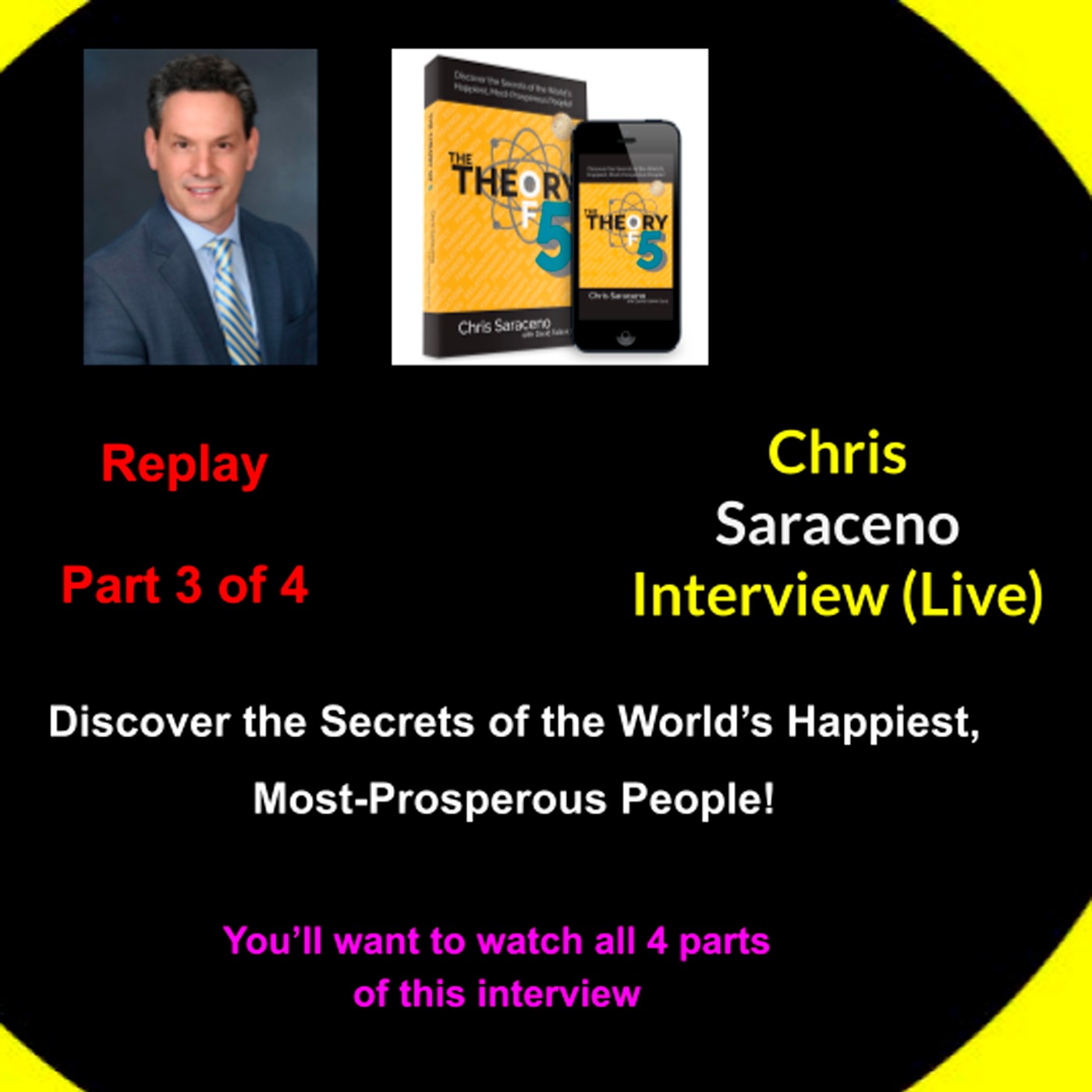 3 of 4 Chris Saraceno VP of Kelly Auto group & Author of Theory of 5