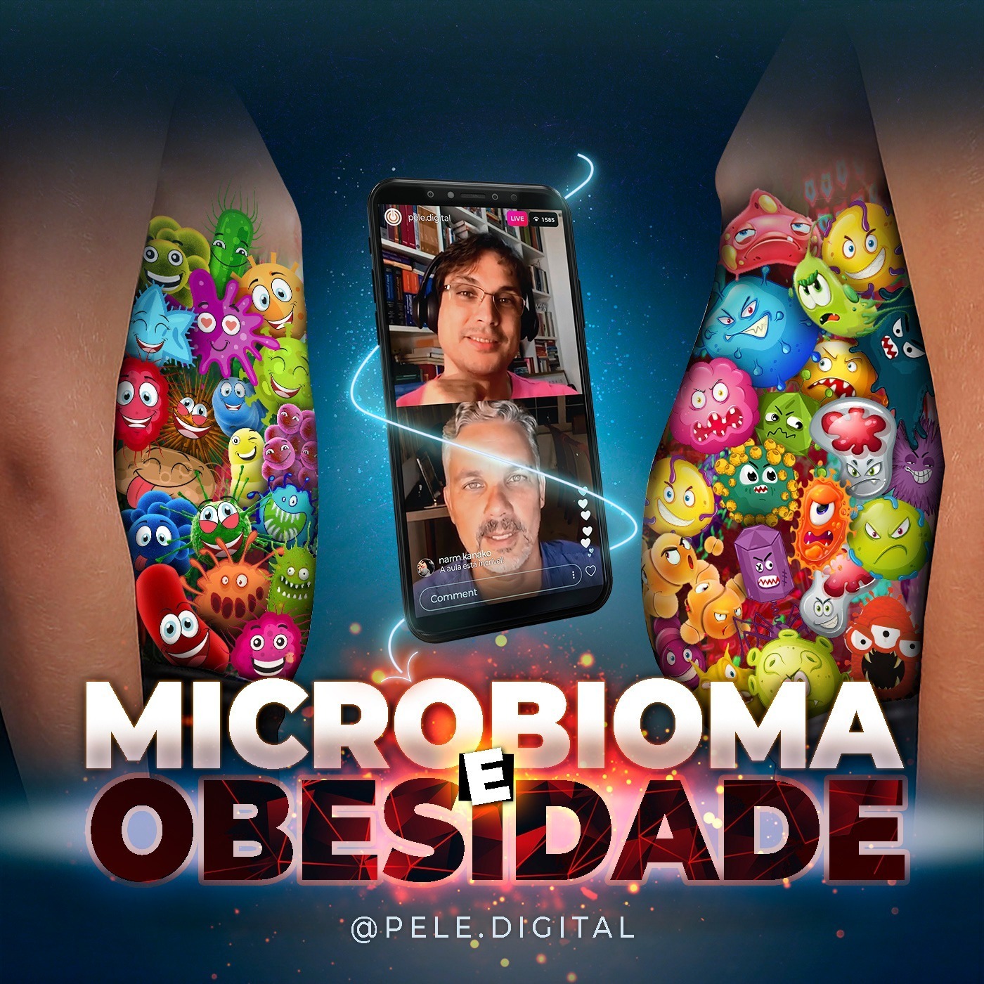 Pele Digital Cast #7 - Microbioma e Obesidade episode artwork