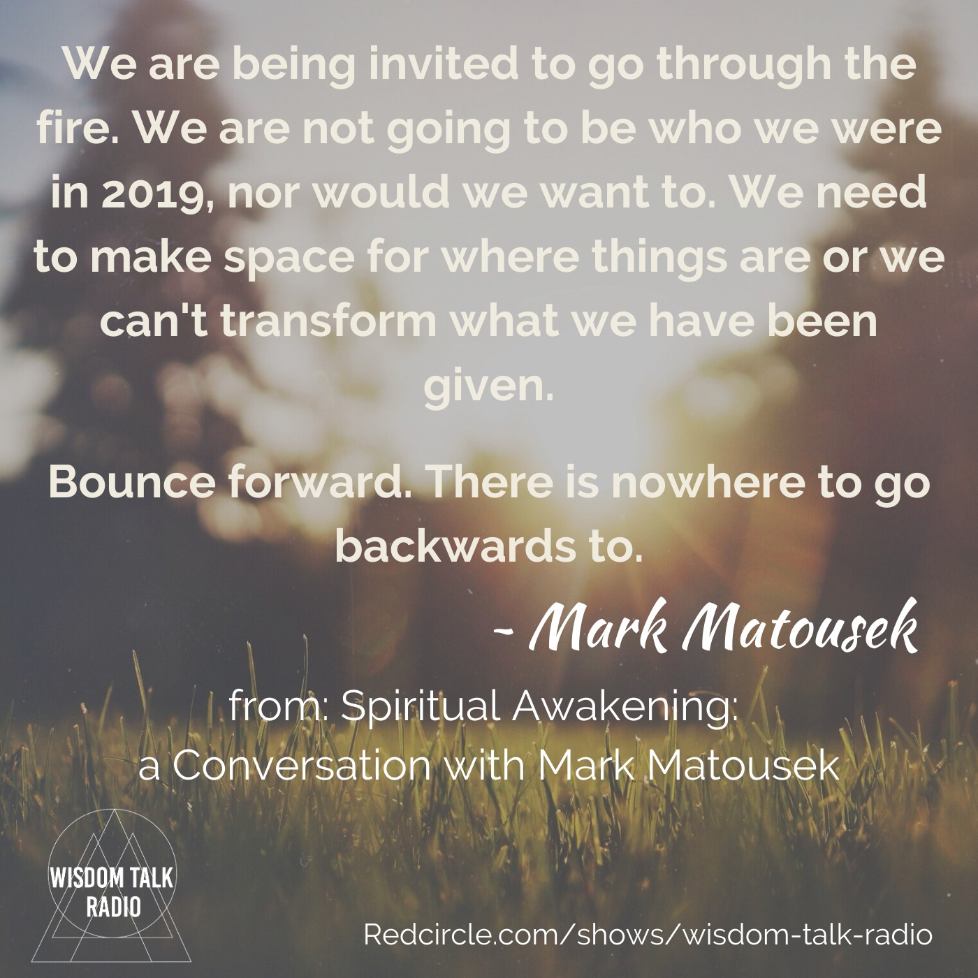 Spiritual Awakening: A Conversation with Mark Matousek