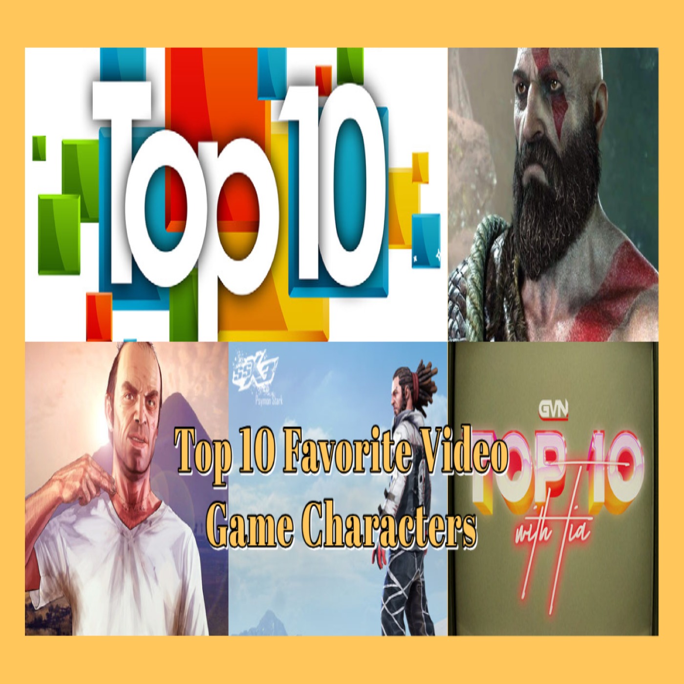 Top 10 Favorite Video Game Characters