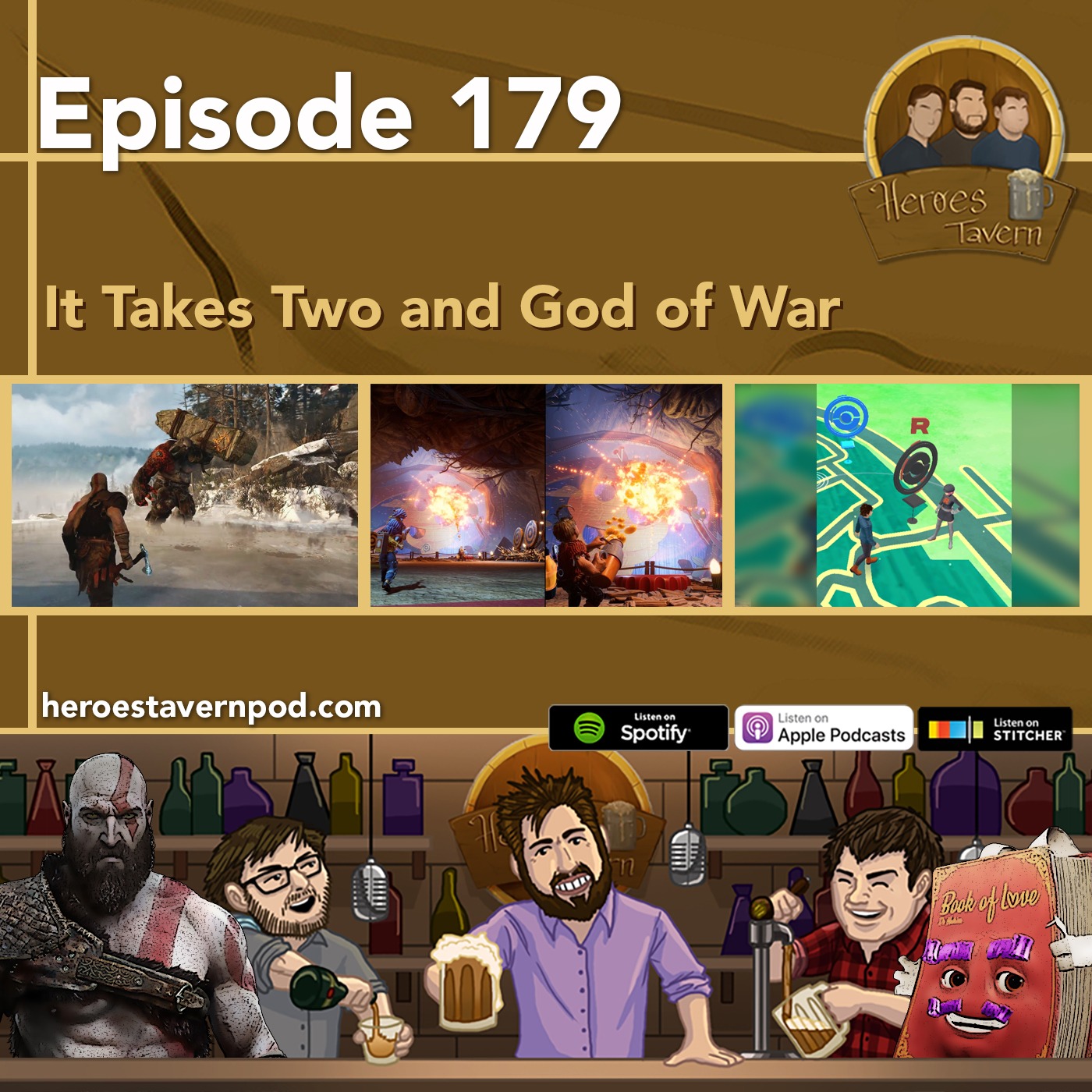 Ep 179 - It Takes Two and God of War episode artwork
