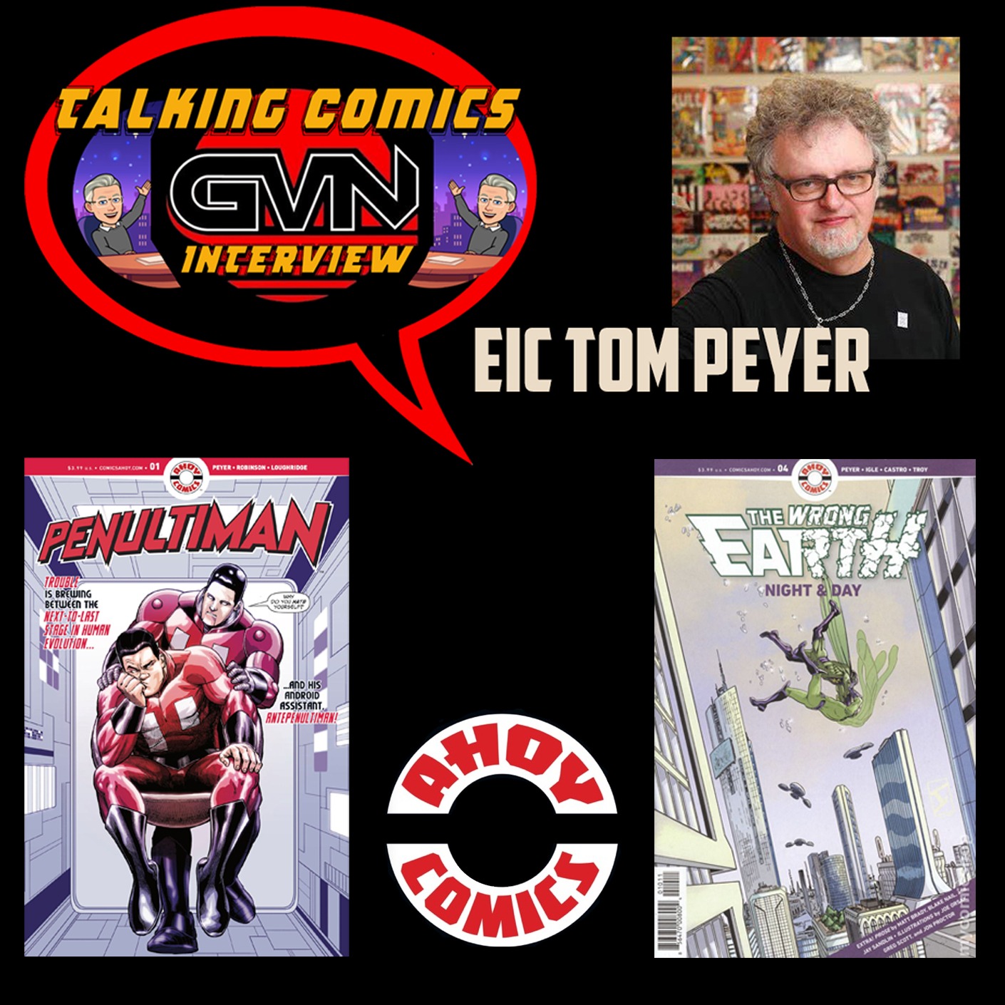 GVN Talking Comics Interview with Tom Peyer episode artwork