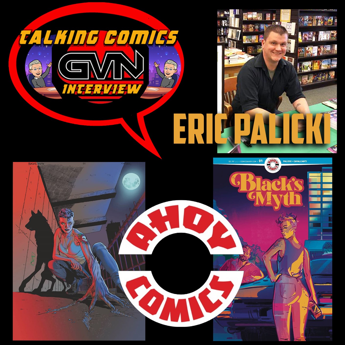 GVN Talking Comics Interview with Eric Palicki episode artwork