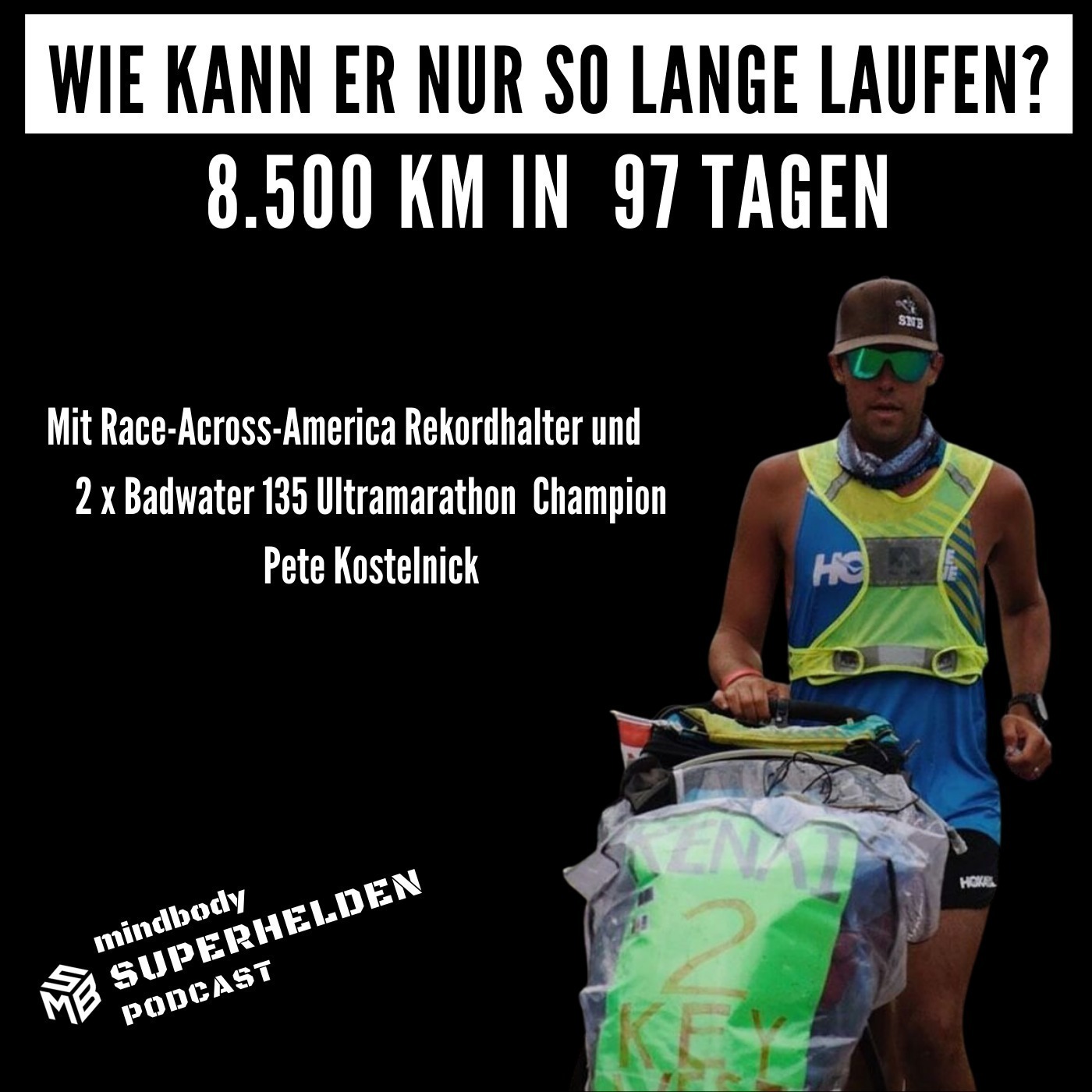 Episode 1: Race Across Amerika Rekordhalter und 2x Champion des Badwater 135 Ultramarathons - Pete Kostelnick