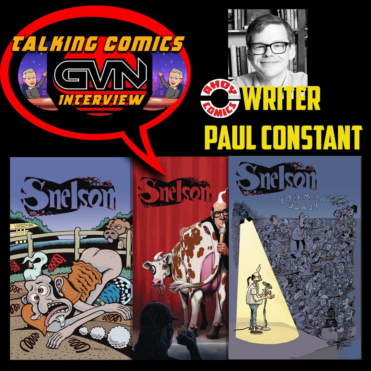 GVN Talking Comics Interview with Paul Constant episode artwork