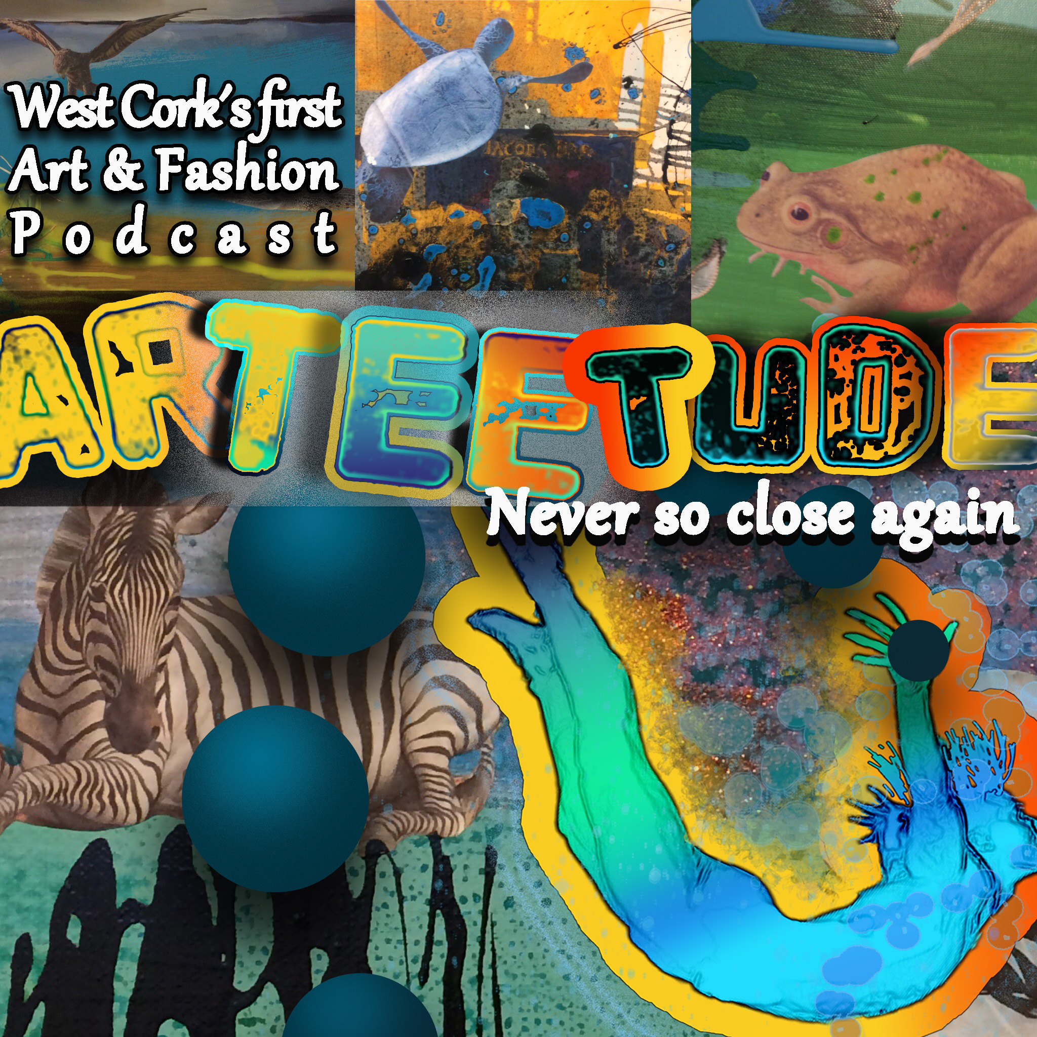 Episode 1 Lockdown Frogs 2 - An ArTEEtude talk with collage artist Sherkin Tara and Detlef Schlich